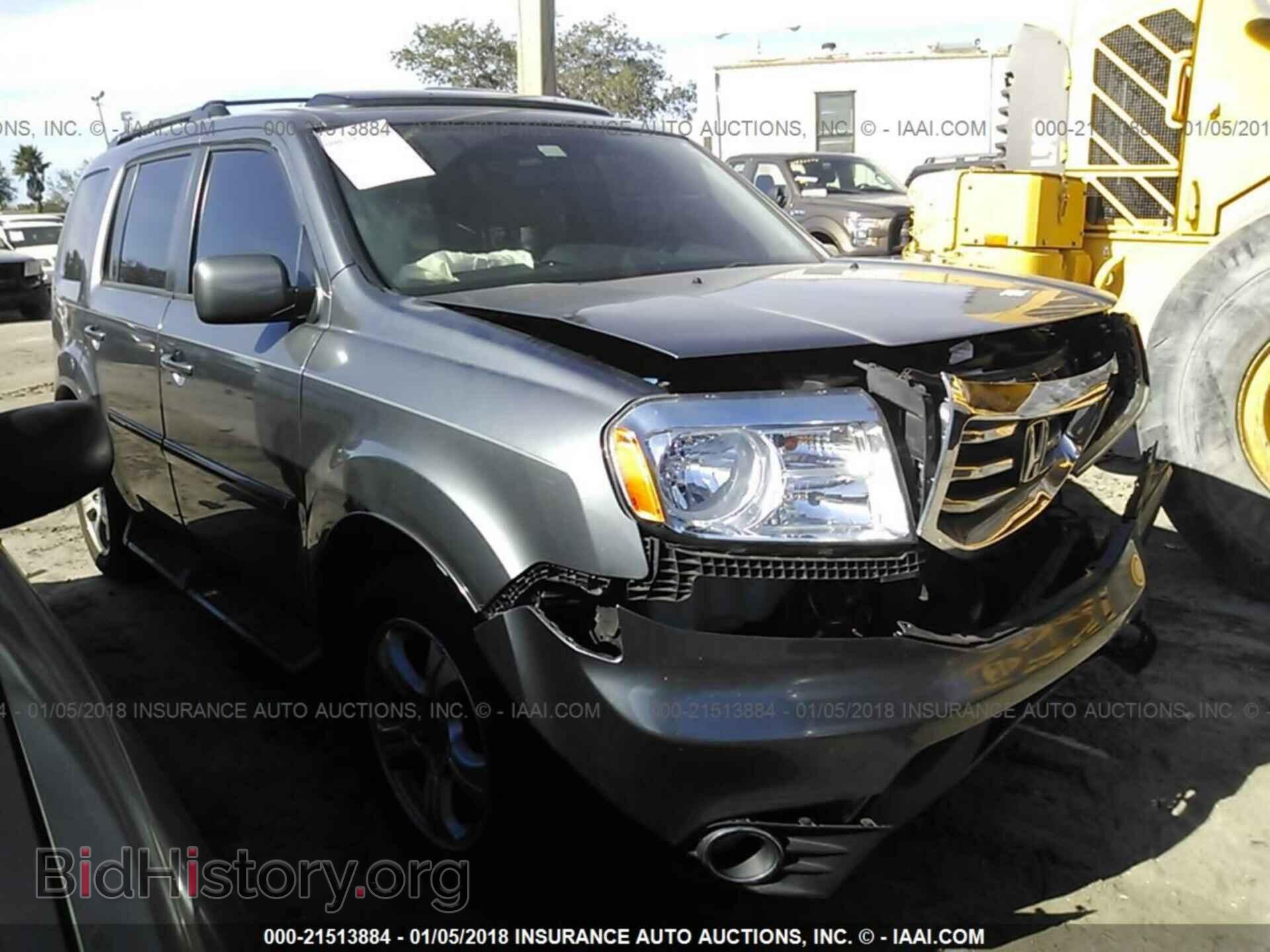 Фотография 5FNYF3H58DB011662 - Honda Pilot 2013