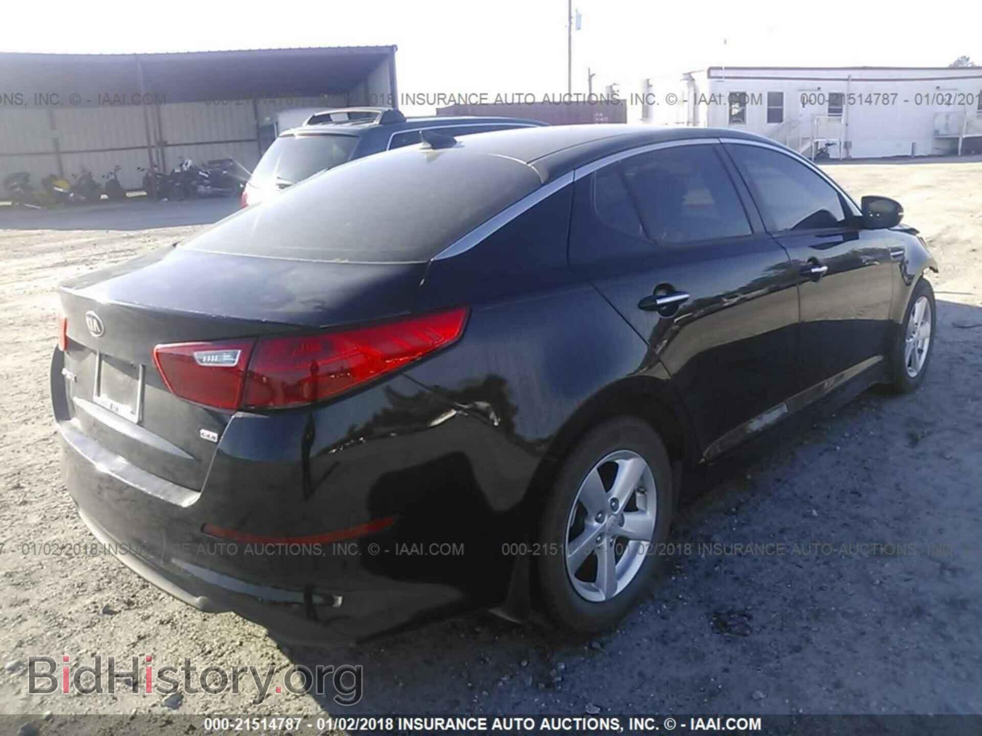 2015 Kia Optima - VIN: KNAGM4A71F5660403 - Photo 4