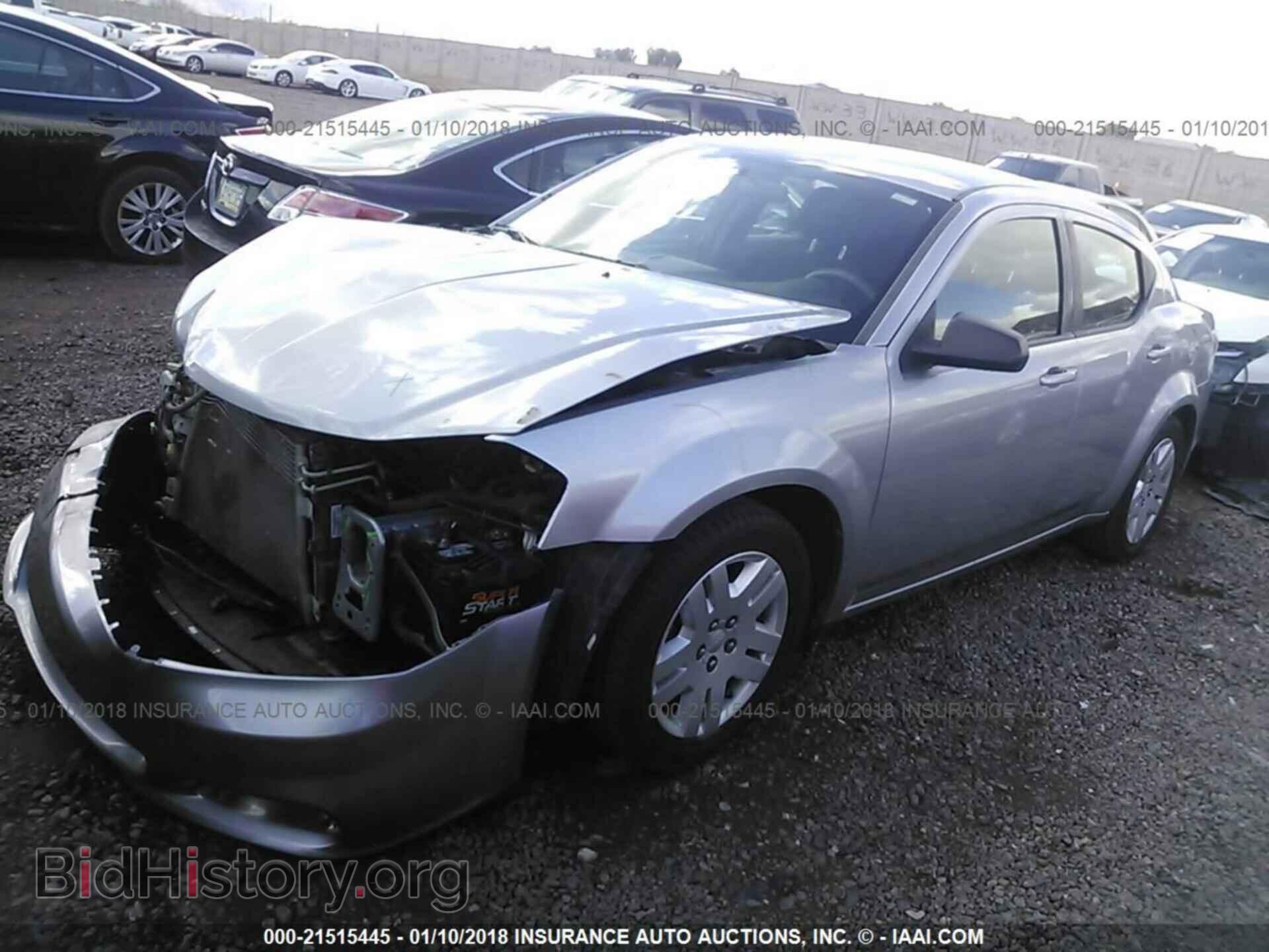 2013 Dodge Avenger - VIN: 1C3CDZAB2DN530831 - Фото 2
