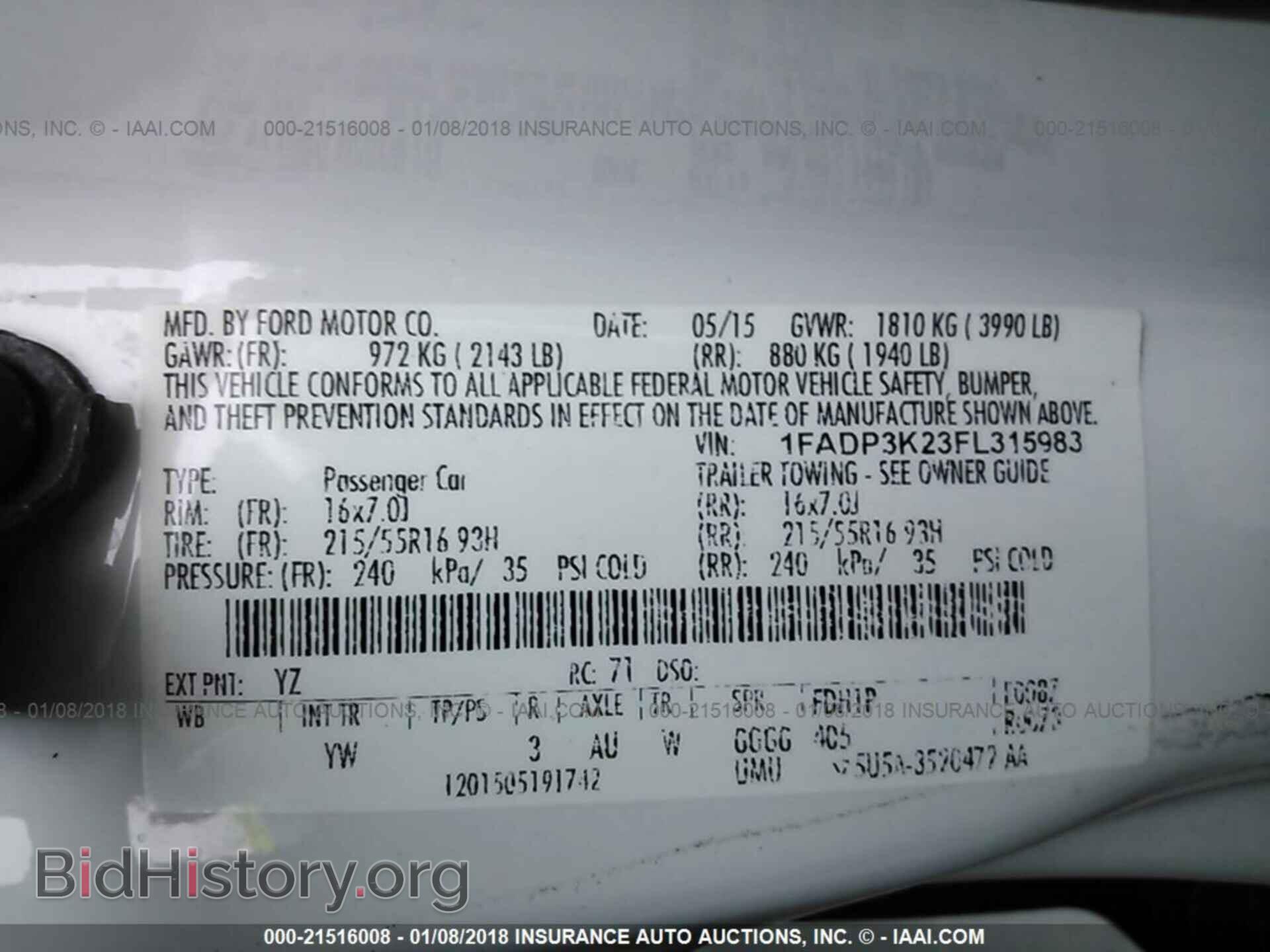2015 Ford Focus - VIN: 1FADP3K23FL315983 - Photo 9