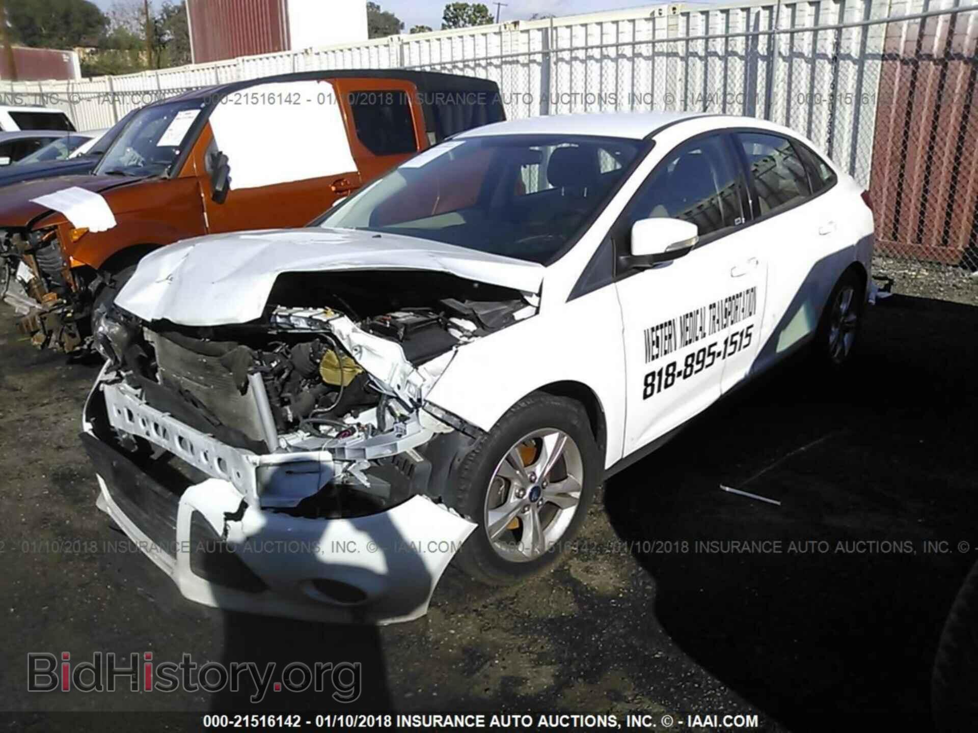 2014 FORD FOCUS - VIN: 1FADP3F22EL230187 - Фото 2