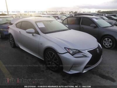 2016 Lexus RC, silver — VIN JTHHA5BCXG5003553, IAAI