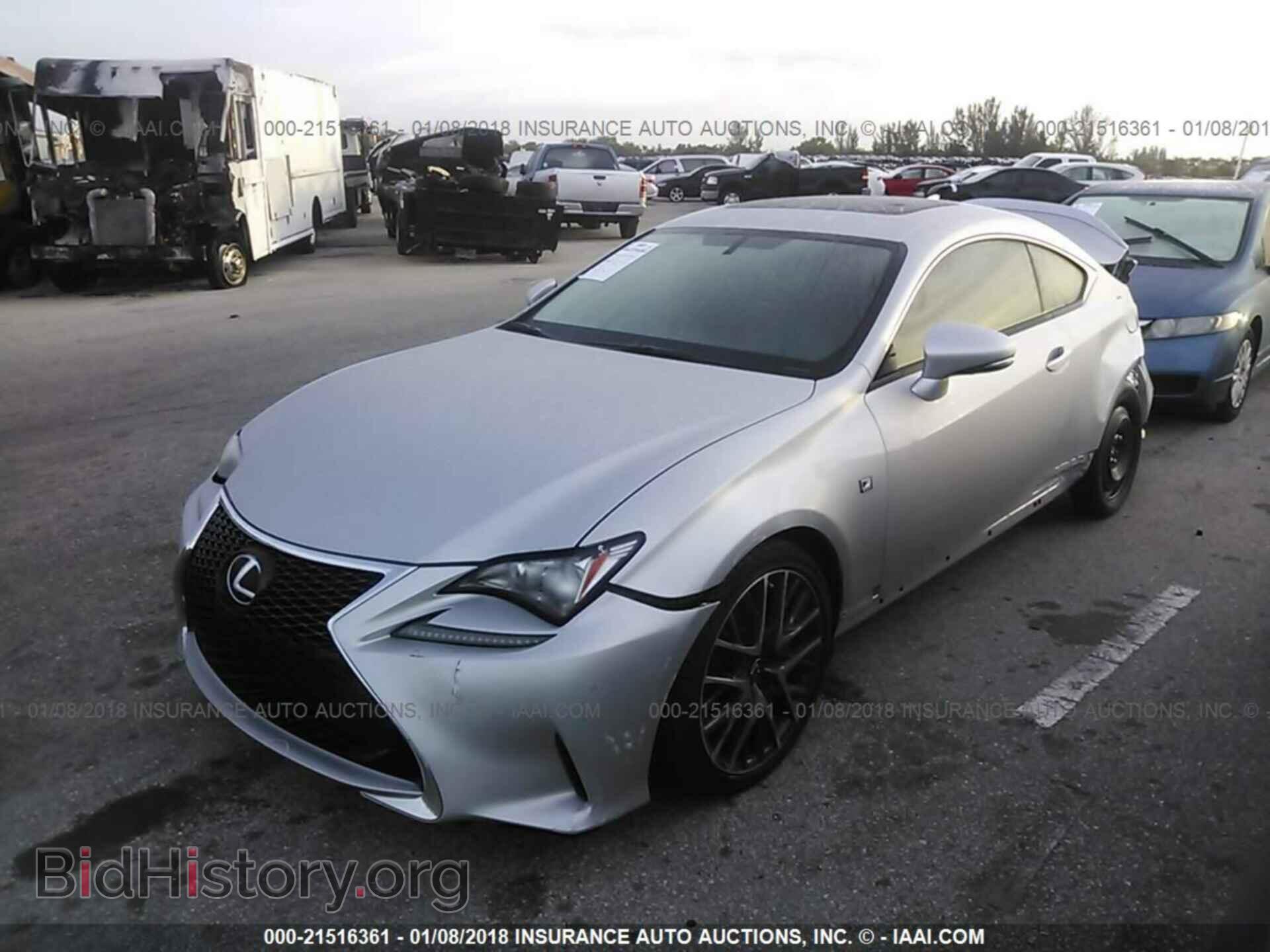 2016 Lexus Rc - VIN: JTHHA5BCXG5003553 - Фото 2