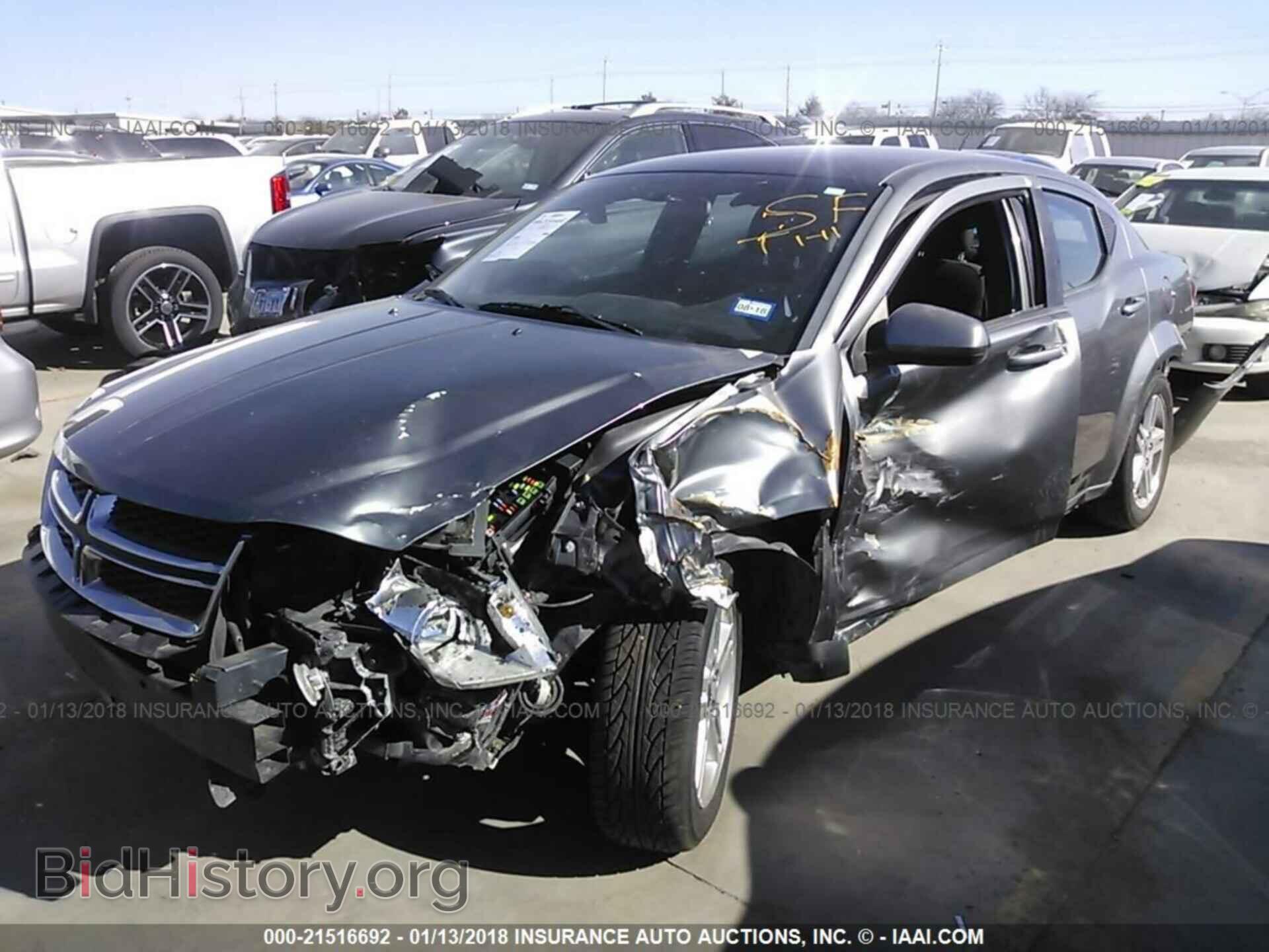 2012 Dodge Avenger - VIN: 1C3CDZCB6CN219723 - Фото 2