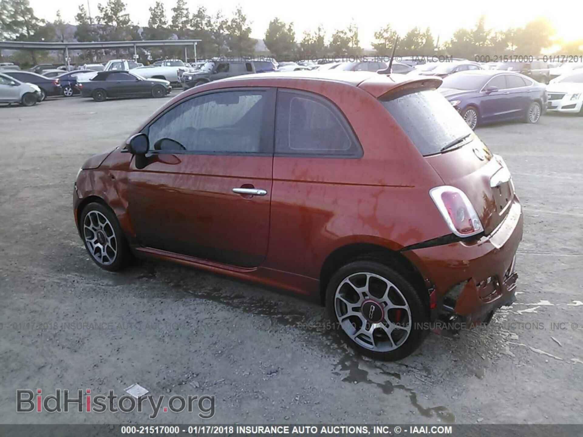 2012 Fiat 500 - VIN: 3C3CFFBR4CT104898 - Фото 3