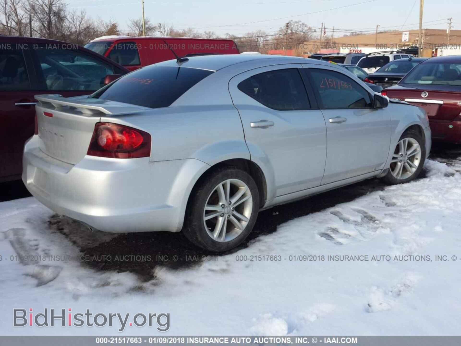 2012 Dodge Avenger - VIN: 1C3CDZAG6CN275899 - Фото 4