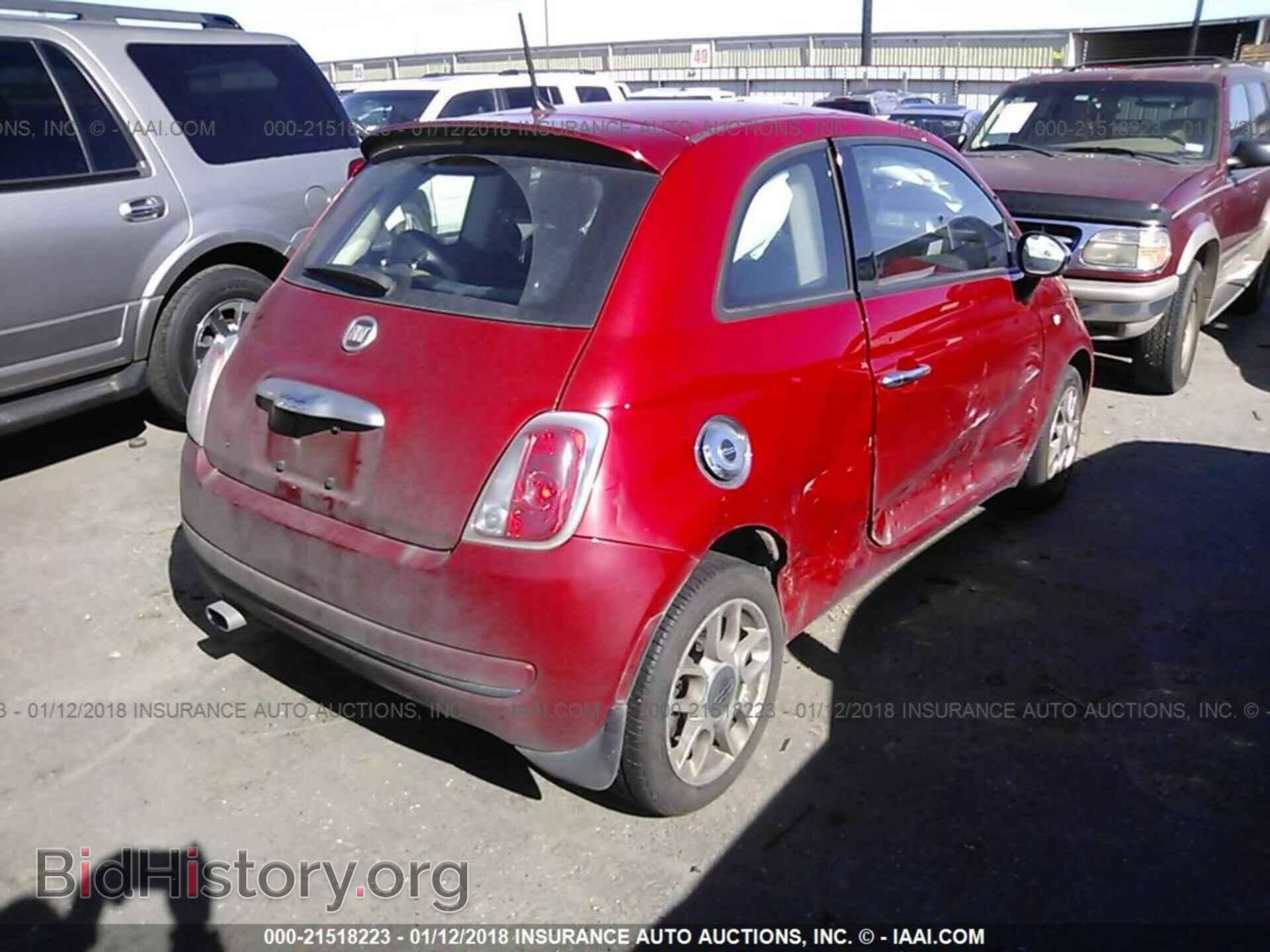 2013 Fiat 500 - VIN: 3C3CFFAR7DT751301 - Фото 4