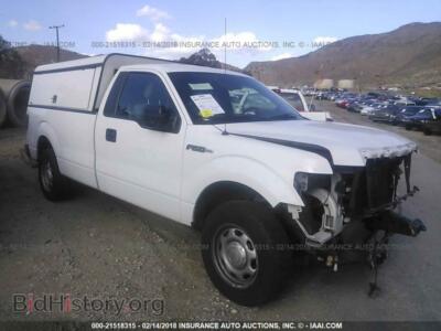 2014 Ford F150, белый — VIN 1FTMF1CMXEKD95191, IAAI