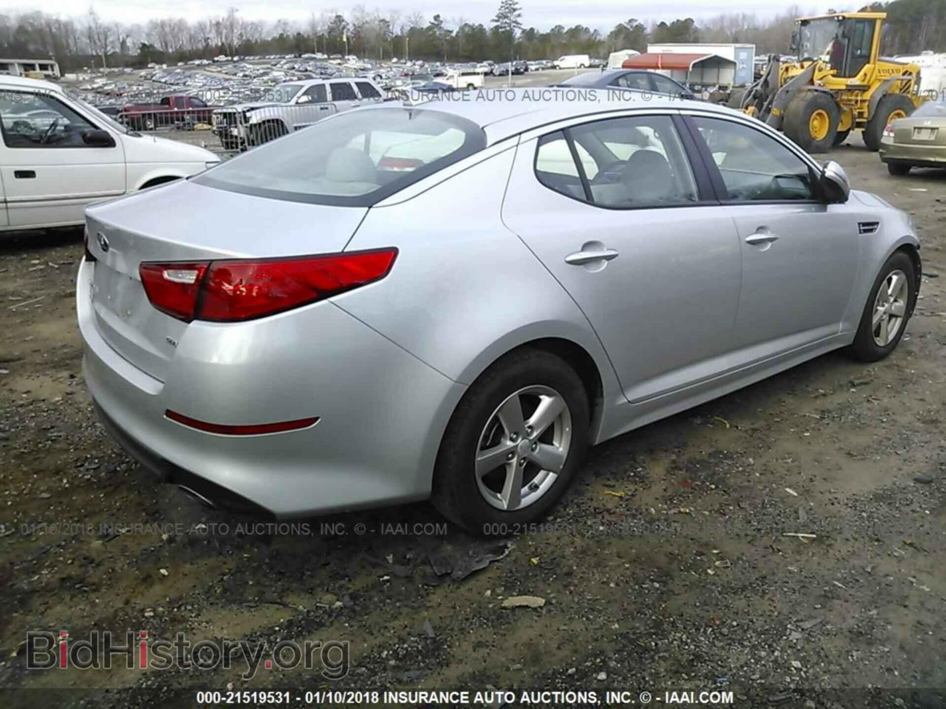 2015 Kia Optima - VIN: 5XXGM4A77FG463590 - Фото 4