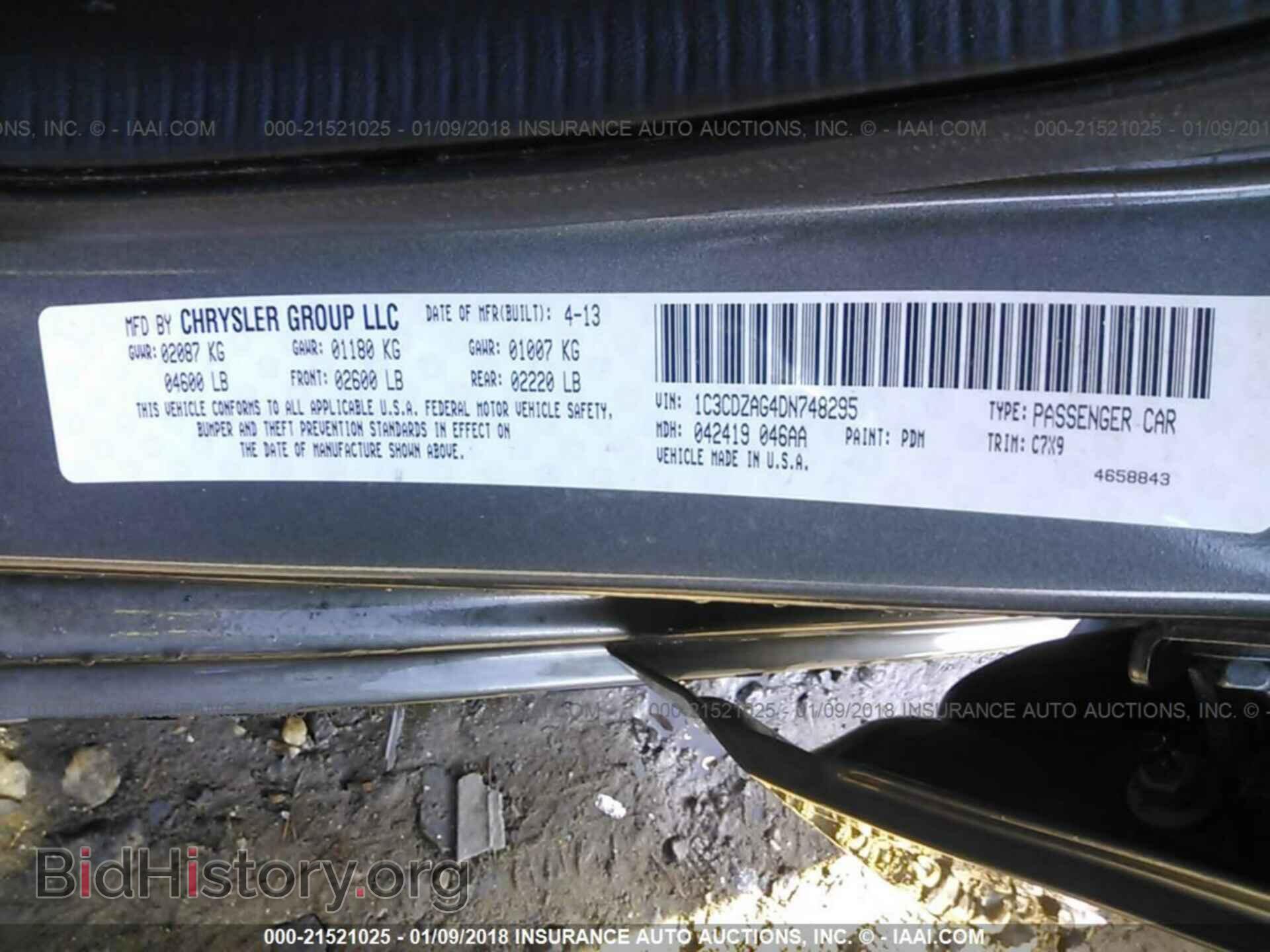 2013 Dodge Avenger - VIN: 1C3CDZAG4DN748295 - Photo 9