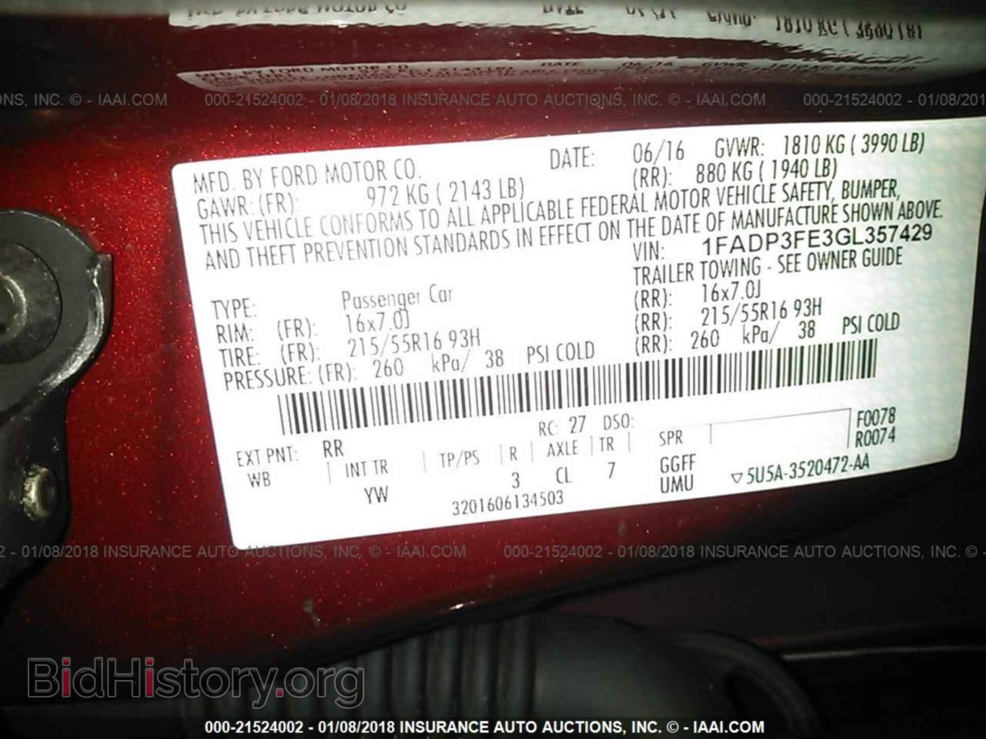 2016 Ford Focus - VIN: 1FADP3FE3GL357429 - Photo 9