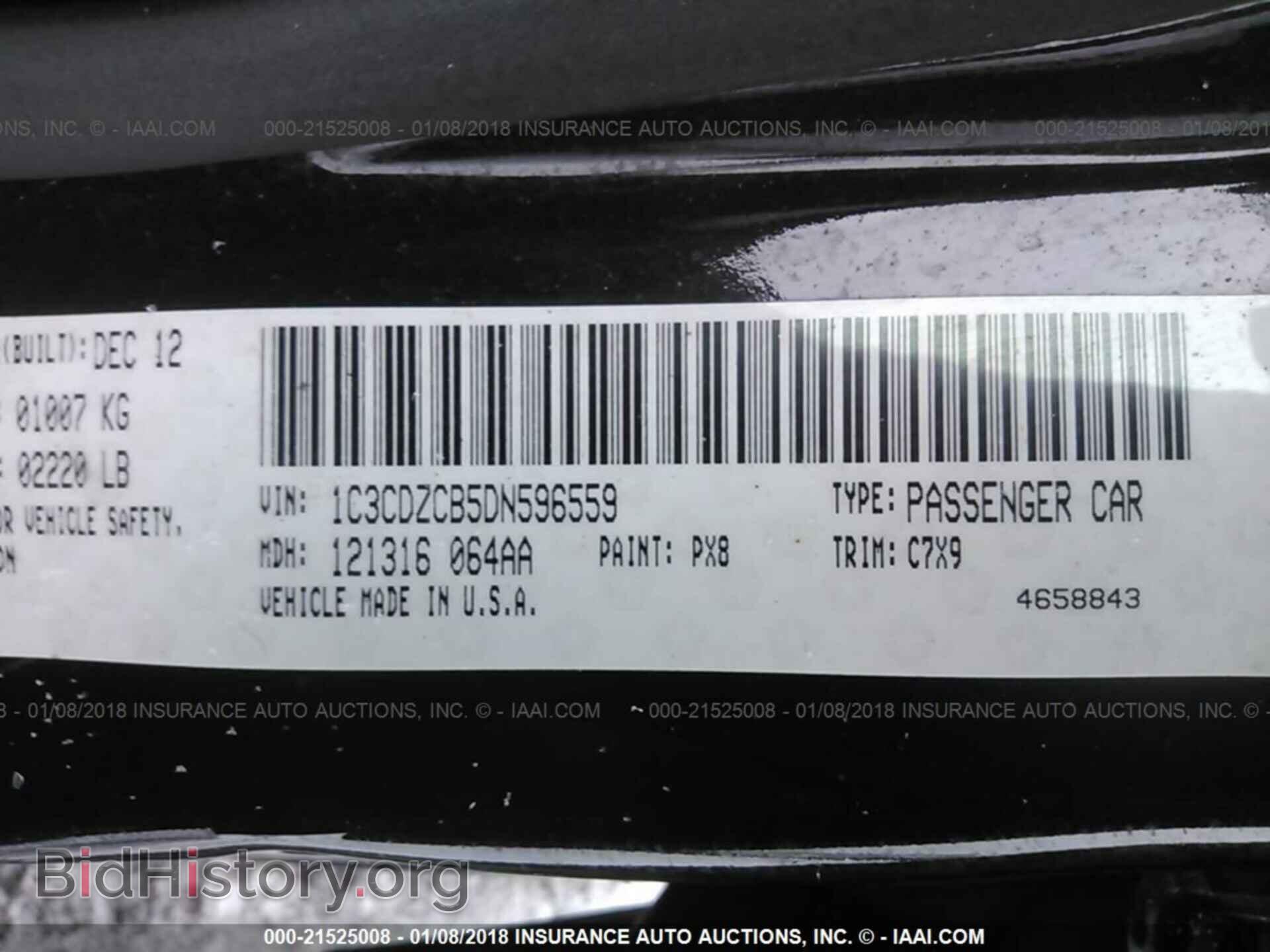 2013 Dodge Avenger - VIN: 1C3CDZCB5DN596559 - Photo 9