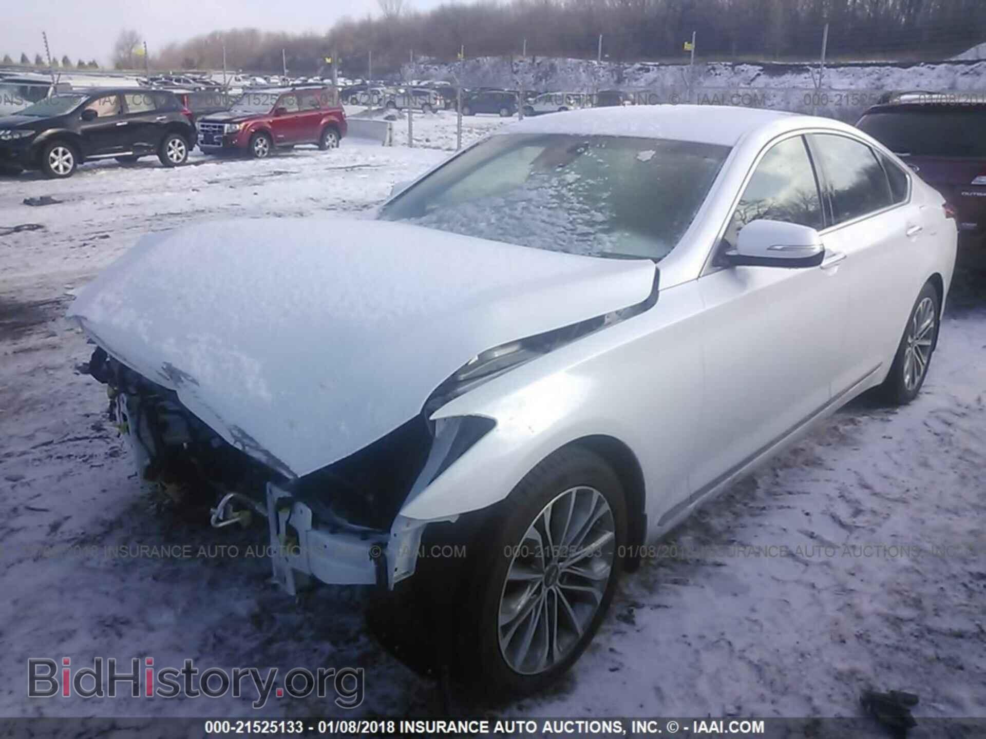 2017 Genesis G80 - VIN: KMHGN4JE7HU194012 - Фото 2