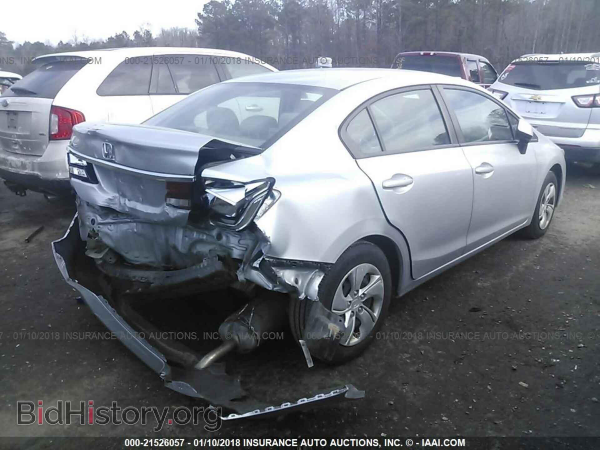 2013 Honda Civic - VIN: 2HGFB2F55DH566273 - Фото 4