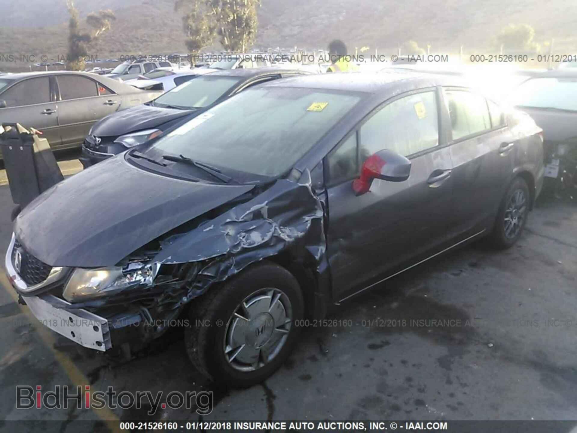 2013 Honda Civic - VIN: 2HGFB2F63DH528193 - Фото 2
