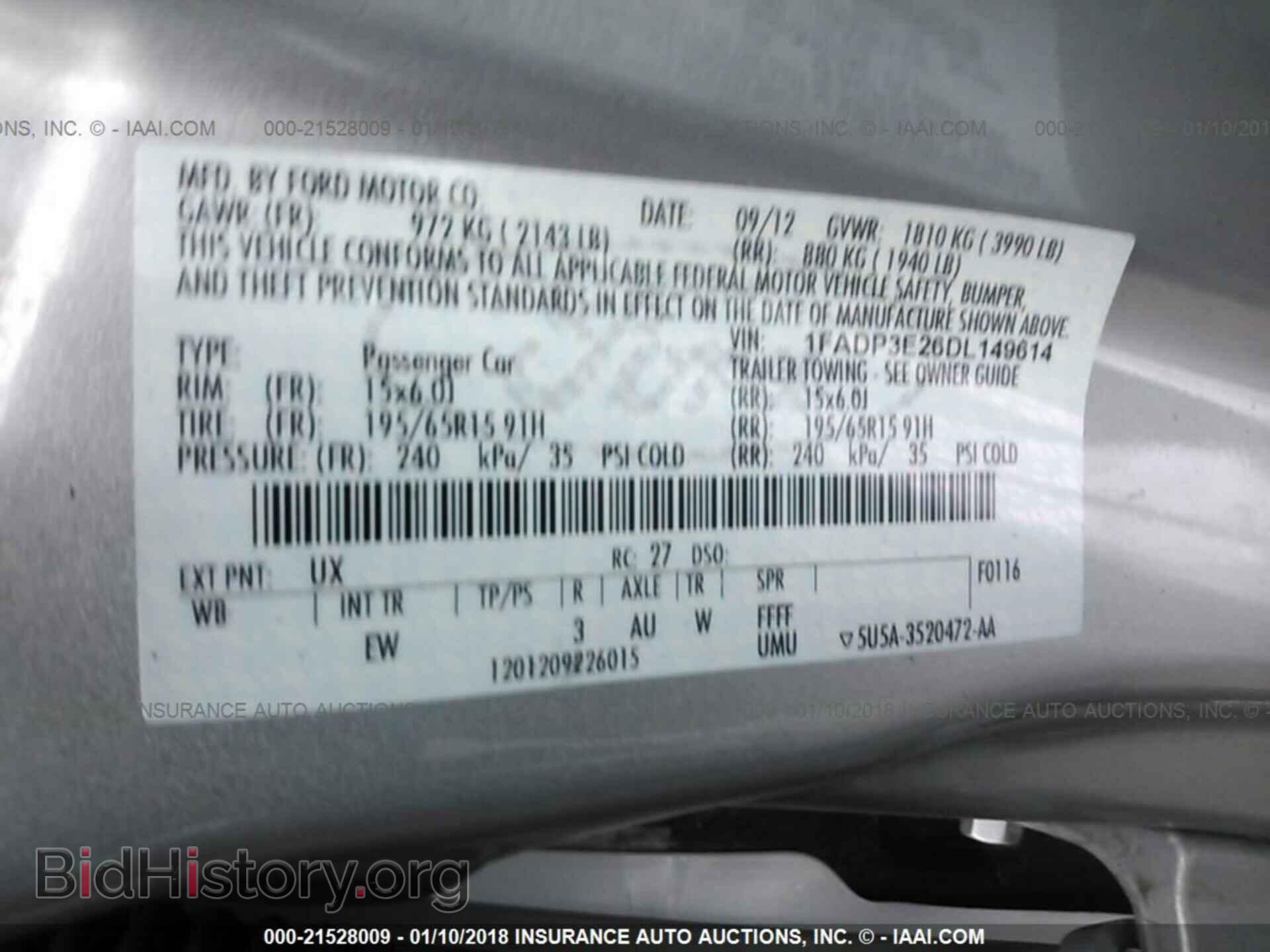 2013 Ford Focus - VIN: 1FADP3E26DL149614 - Photo 9