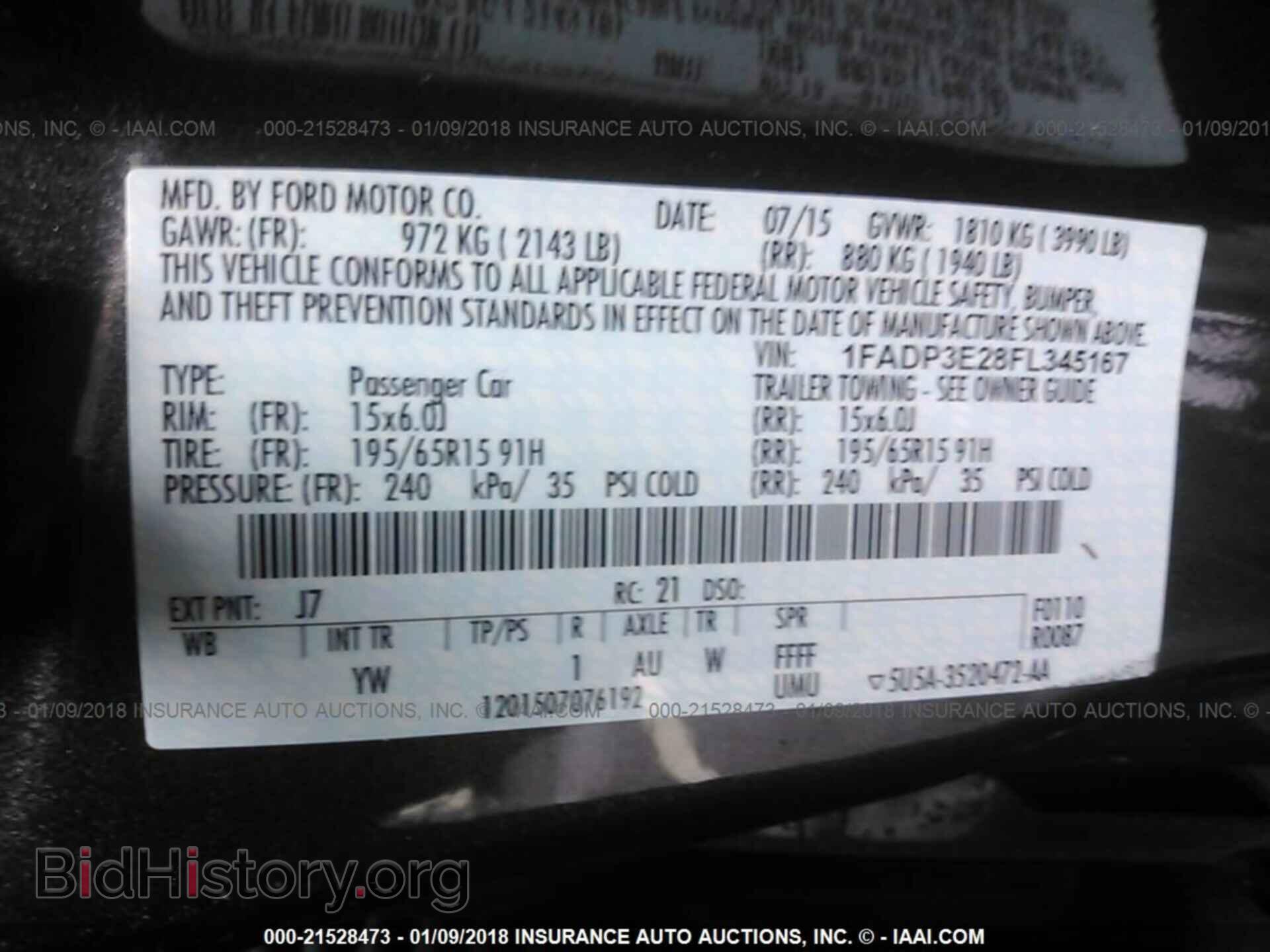 2015 Ford Focus - VIN: 1FADP3E28FL345167 - Photo 9