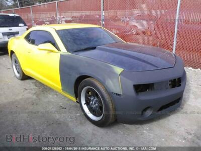 2011 Chevrolet CAMARO, желтый — VIN 2G1FB1ED4B9140561, IAAI