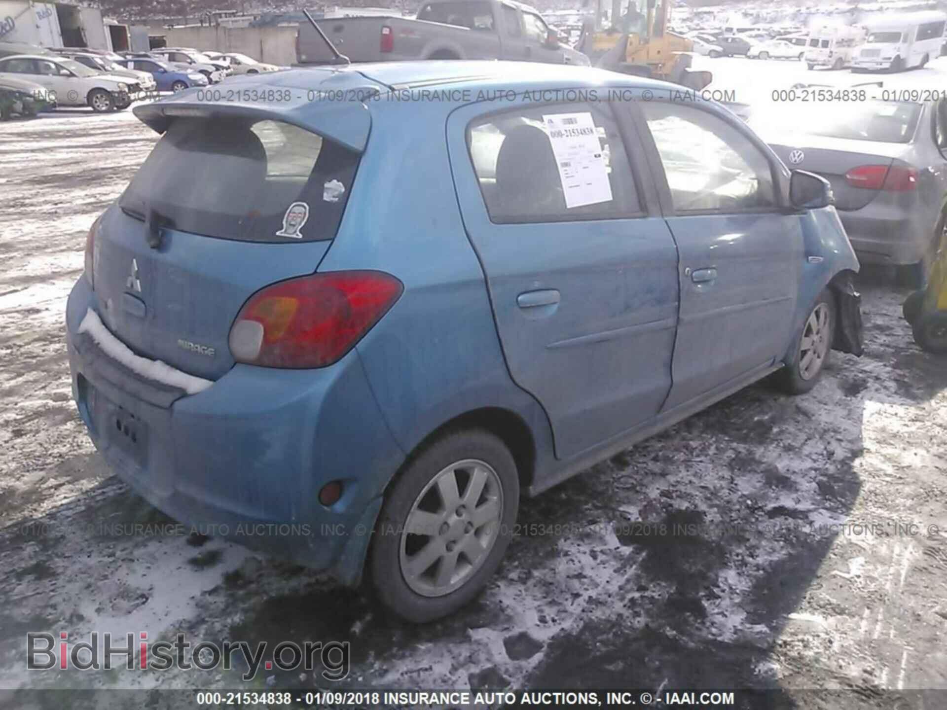 2015 Mitsubishi Mirage - VIN: ML32A4HJ4FH053582 - Фото 4