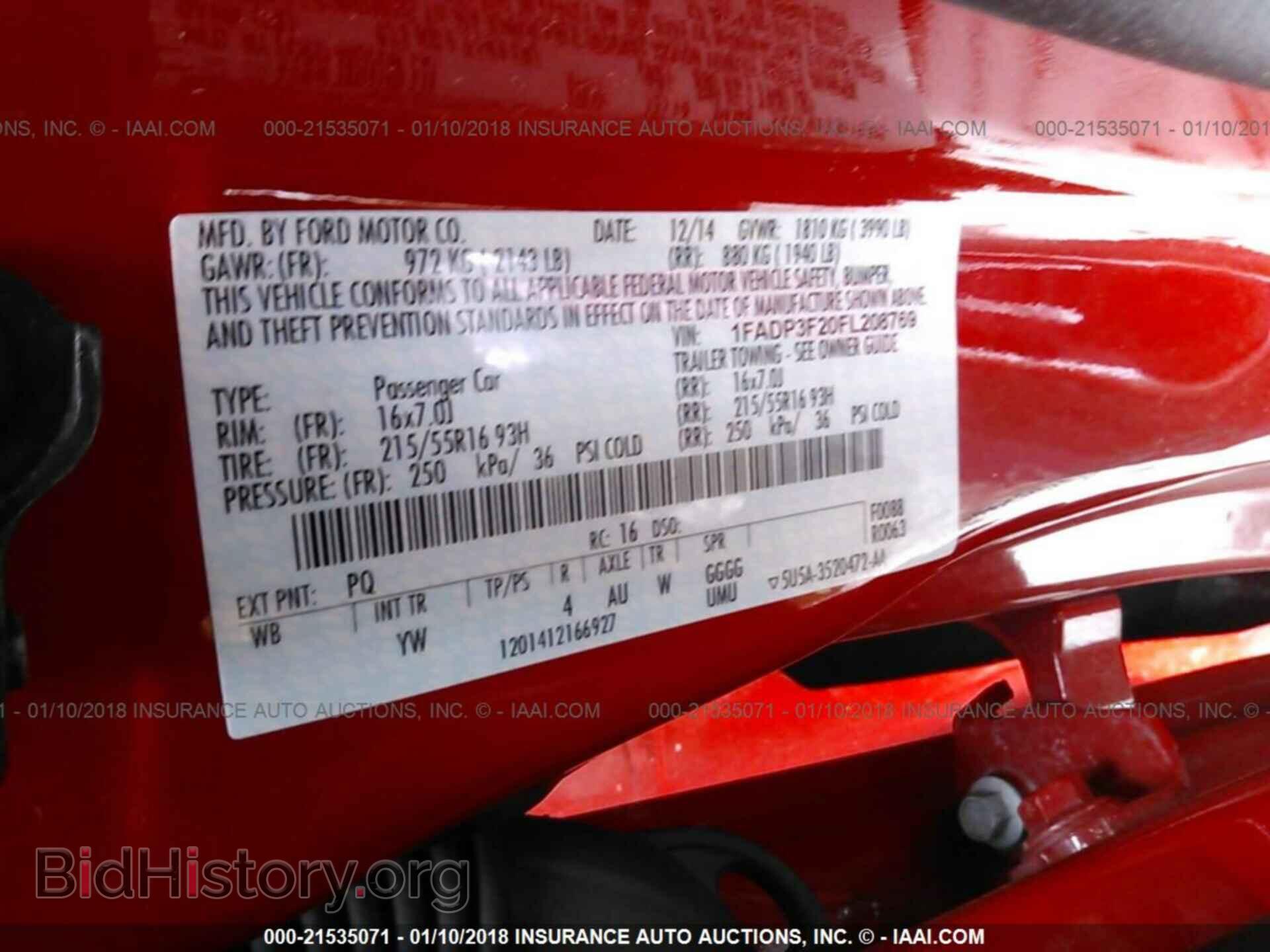 2015 Ford Focus - VIN: 1FADP3F20FL208769 - Фото 9