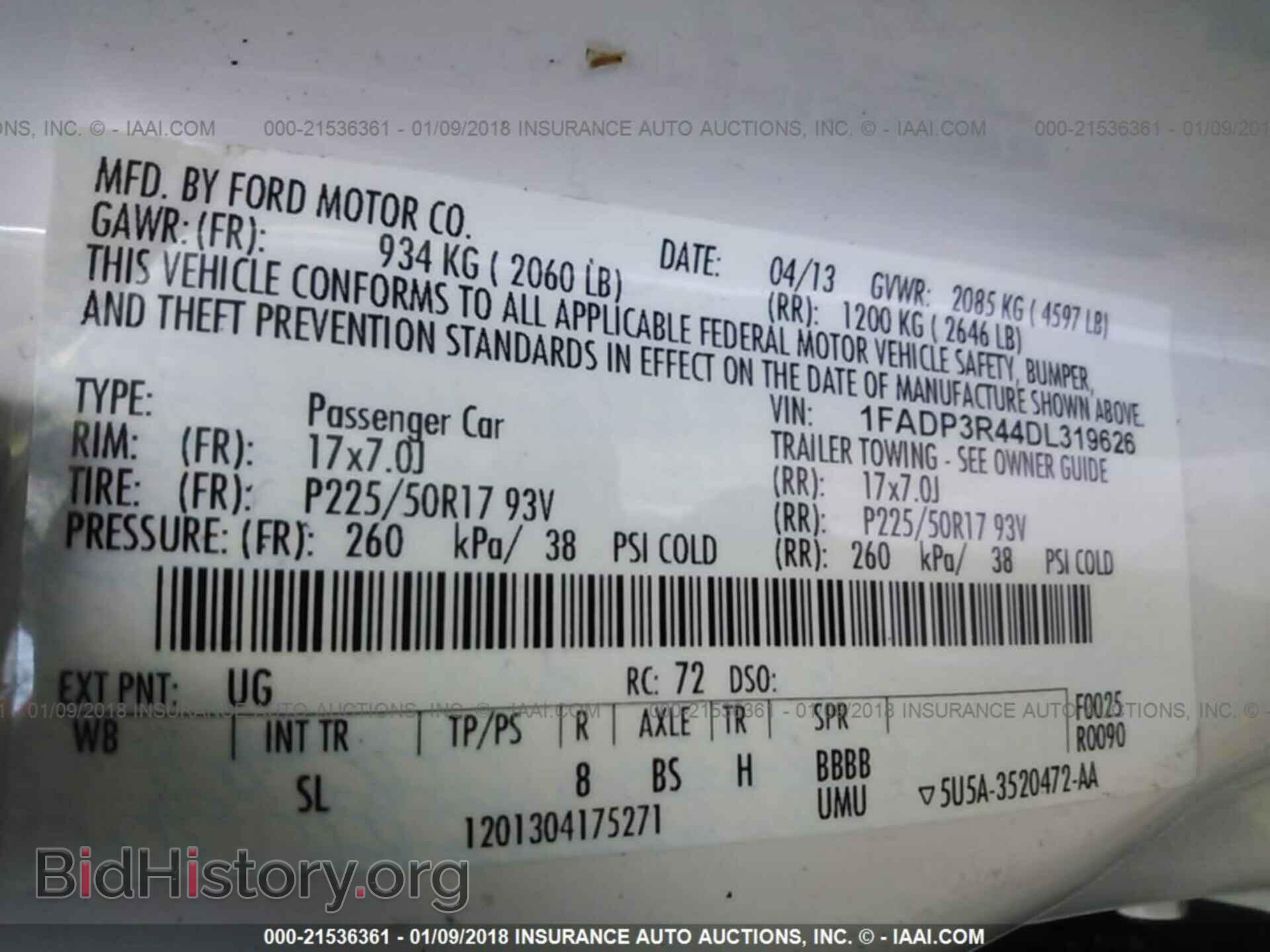 2013 Ford Focus - VIN: 1FADP3R44DL319626 - Photo 9