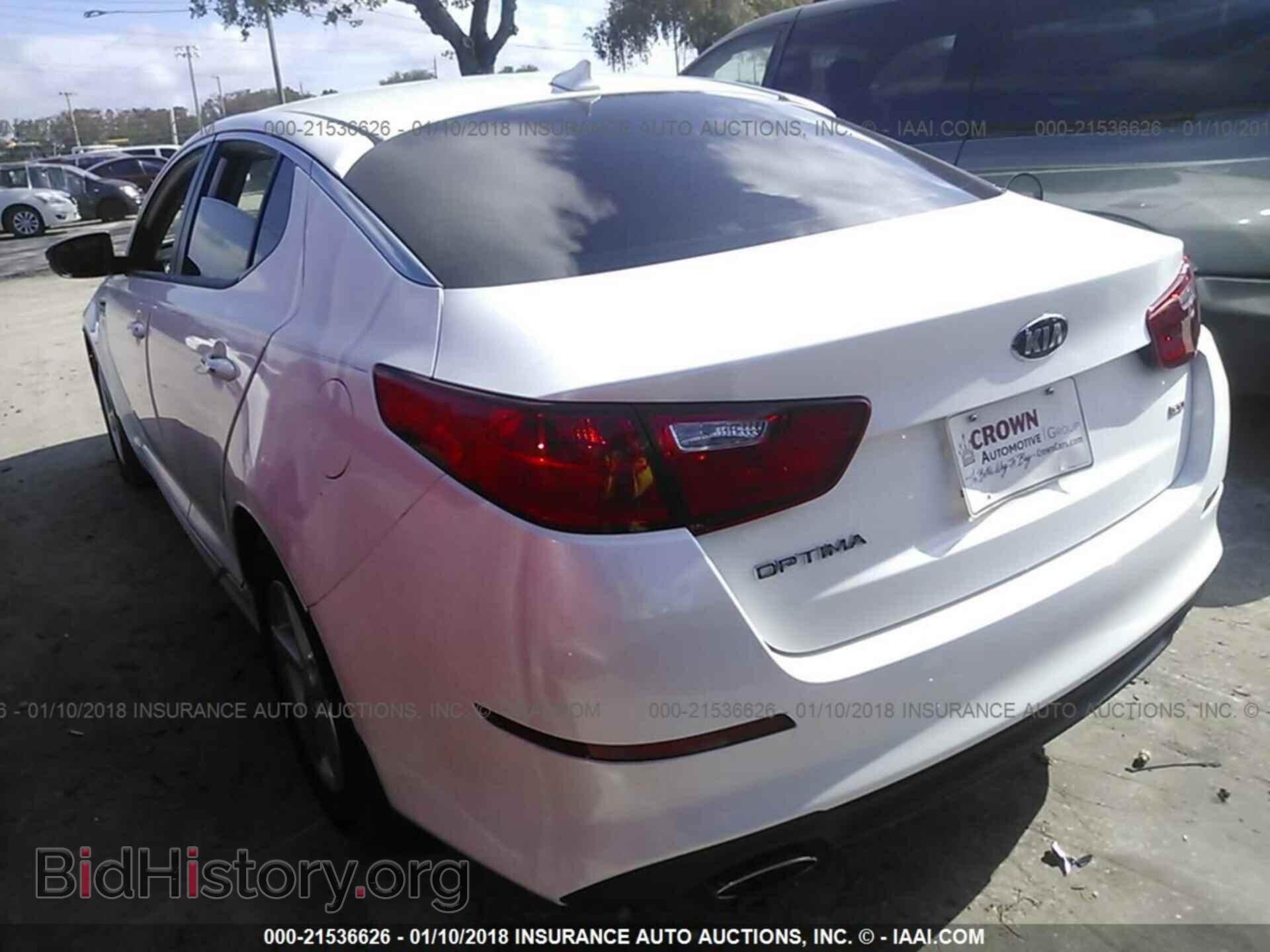 2015 Kia Optima - VIN: KNAGM4A77F5626627 - Photo 3