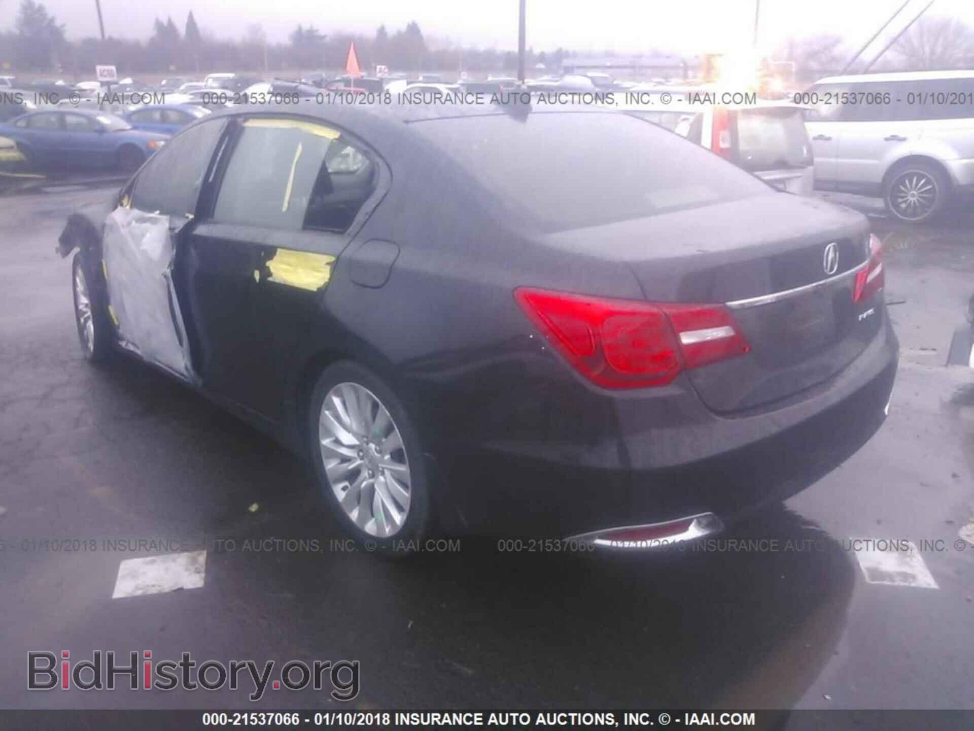 2014 Acura Rlx - VIN: JH4KC1F30EC001466 - Фото 3