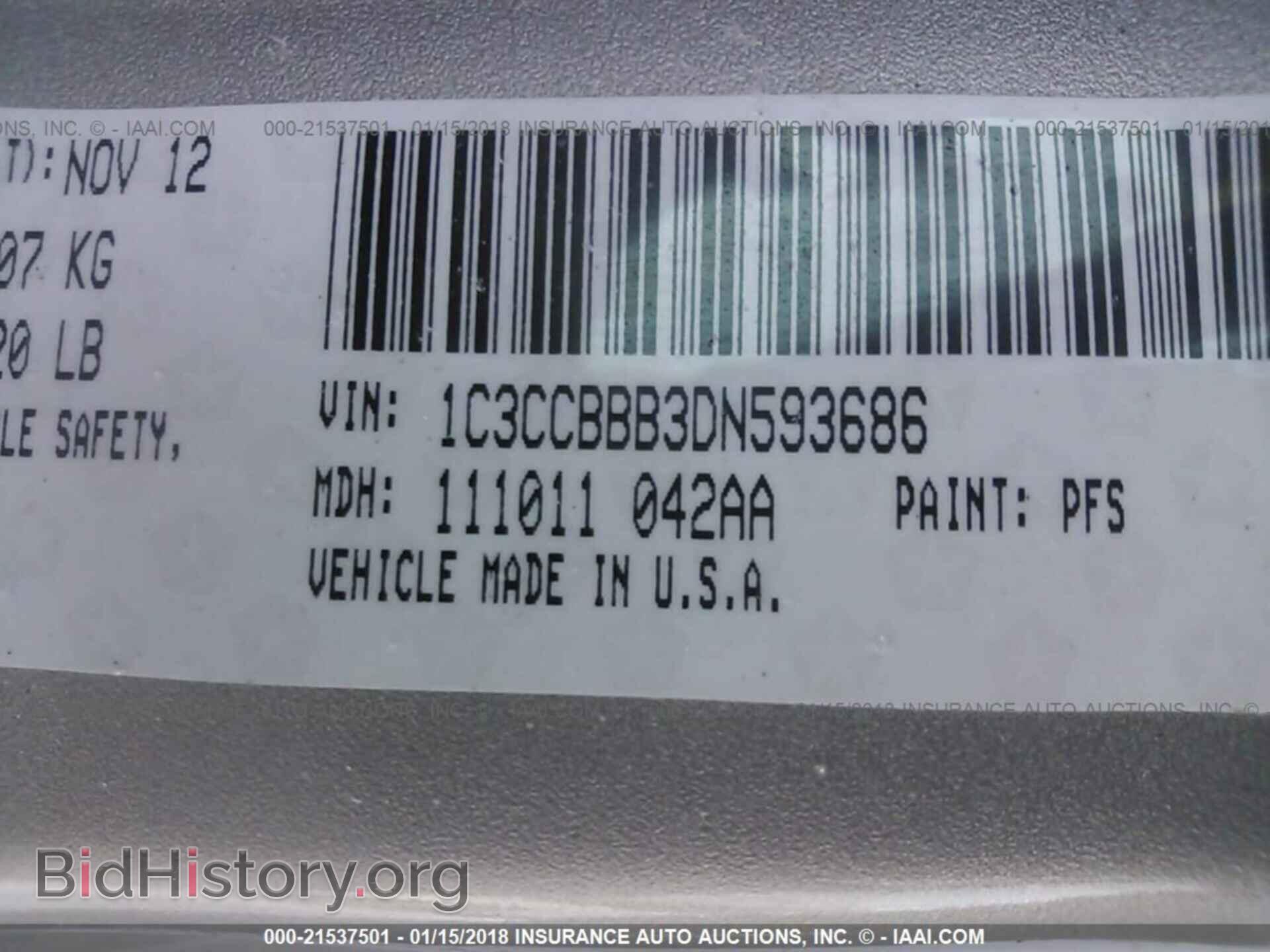 2013 Chrysler 200 - VIN: 1C3CCBBB3DN593686 - Photo 9