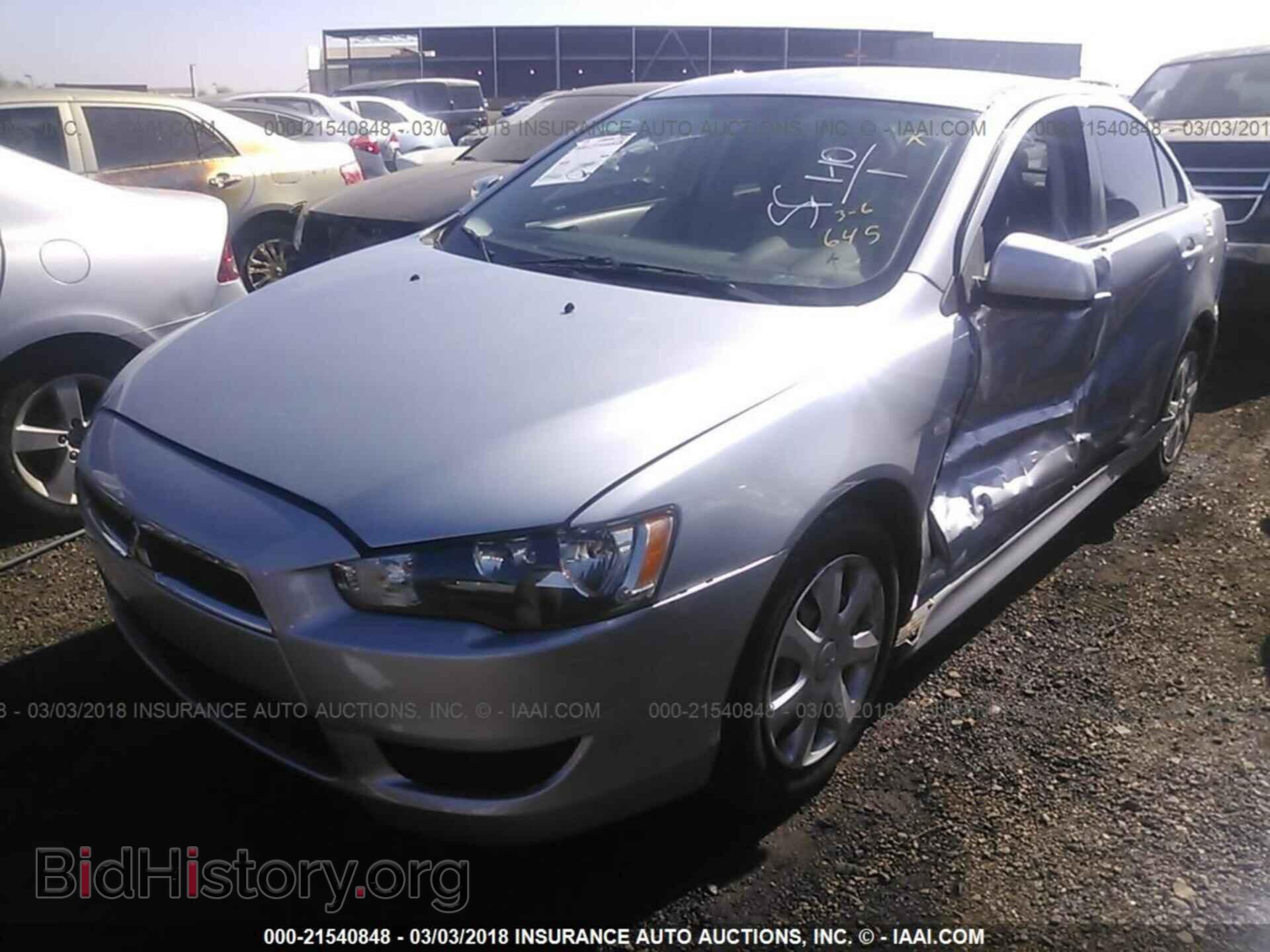 2012 Mitsubishi Lancer - VIN: JA32U2FU1CU028050 - Фото 2