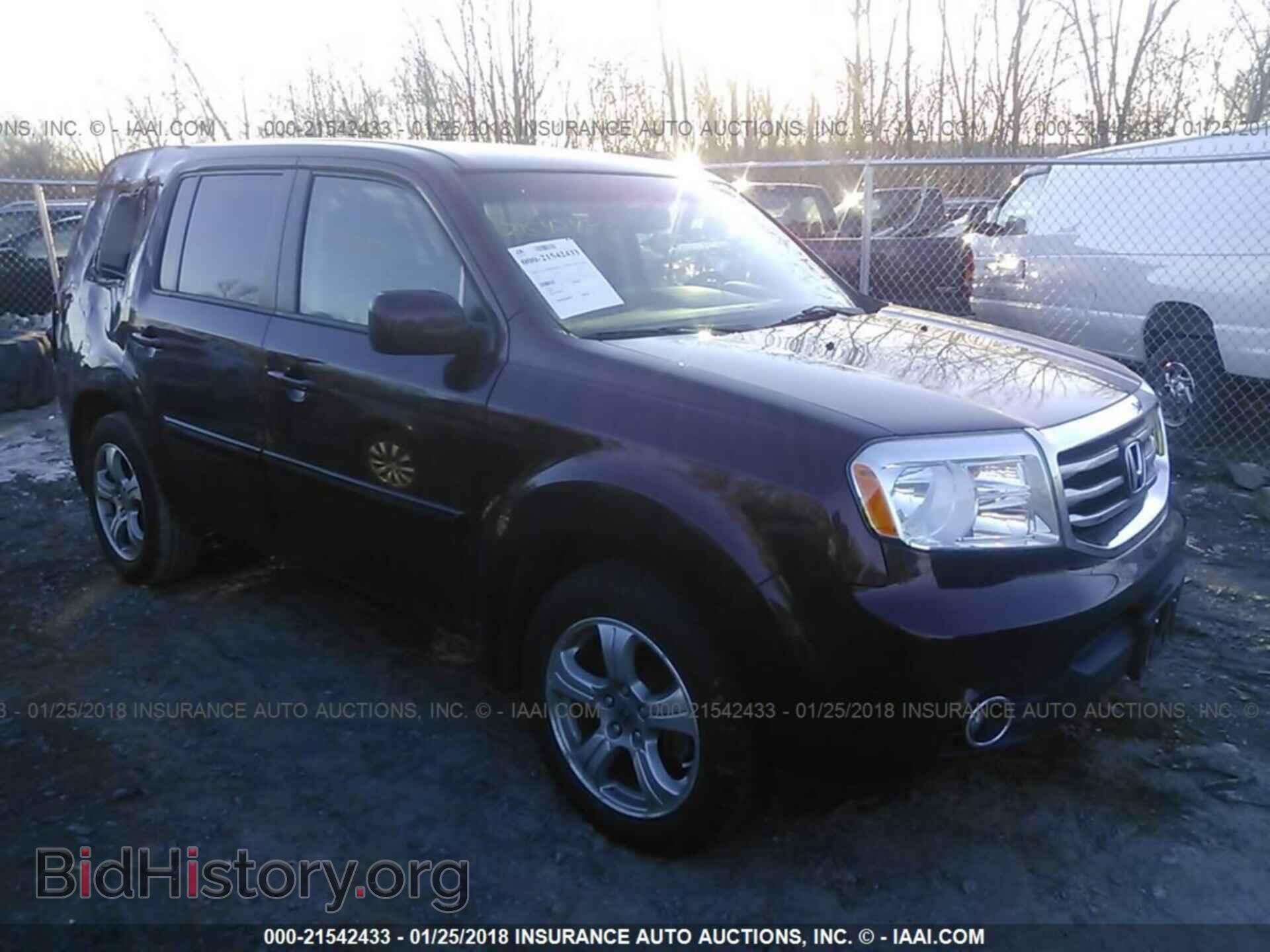 Фотография 5FNYF4H6XCB018593 - Honda Pilot 2012