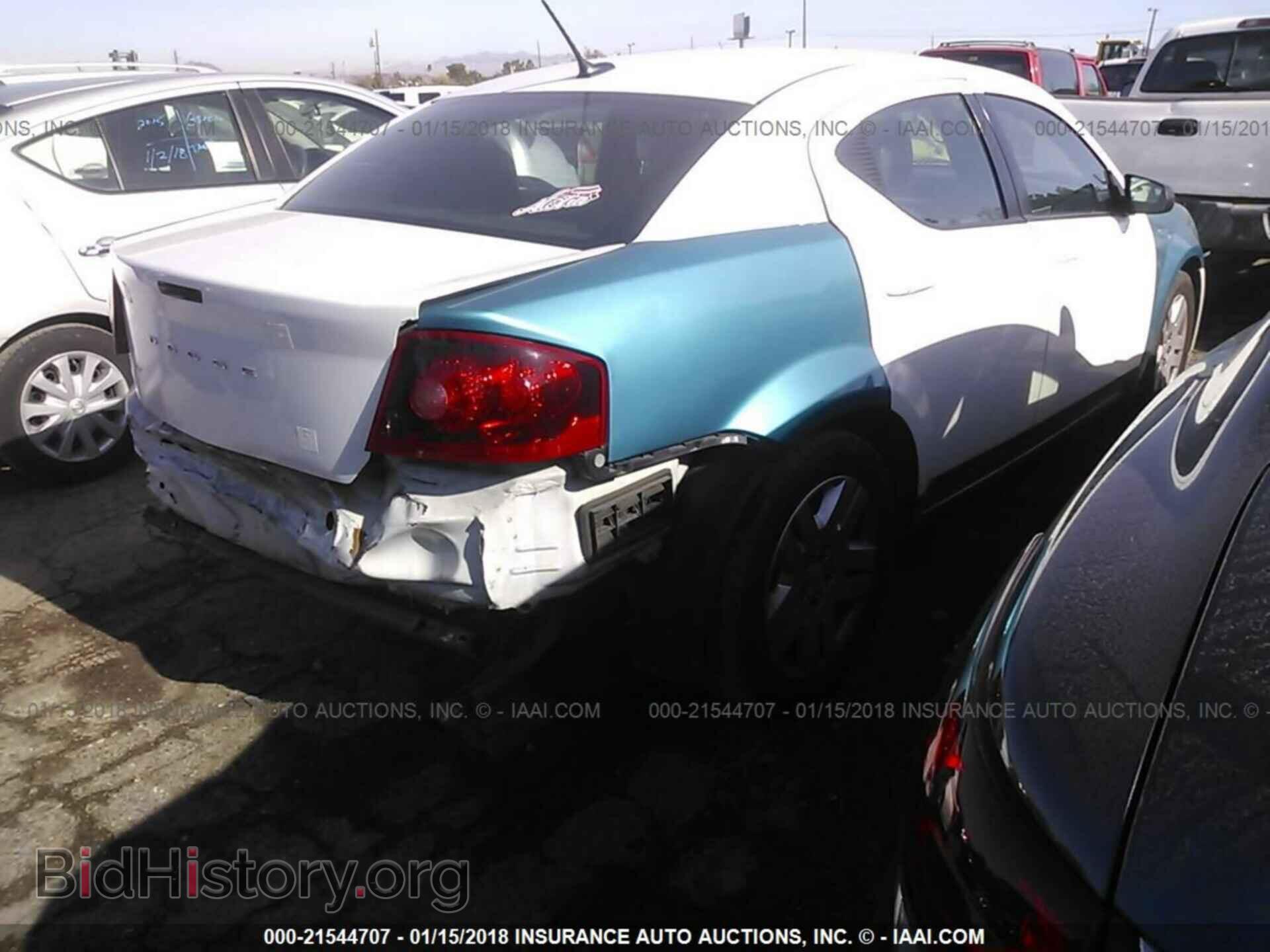 2012 Dodge Avenger - VIN: 1C3CDZAB1CN235573 - Фото 4