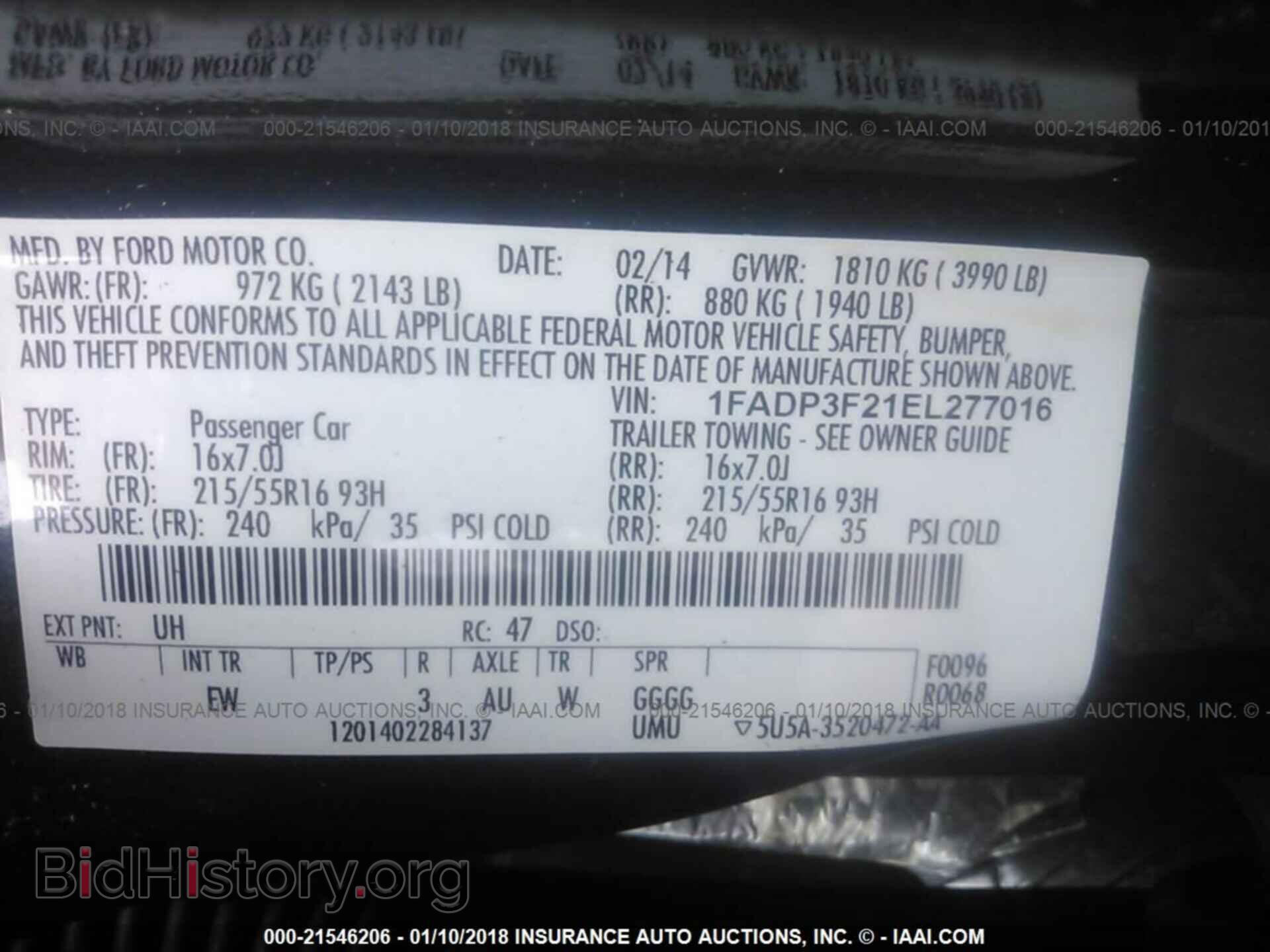 2014 Ford Focus - VIN: 1FADP3F21EL277016 - Photo 9