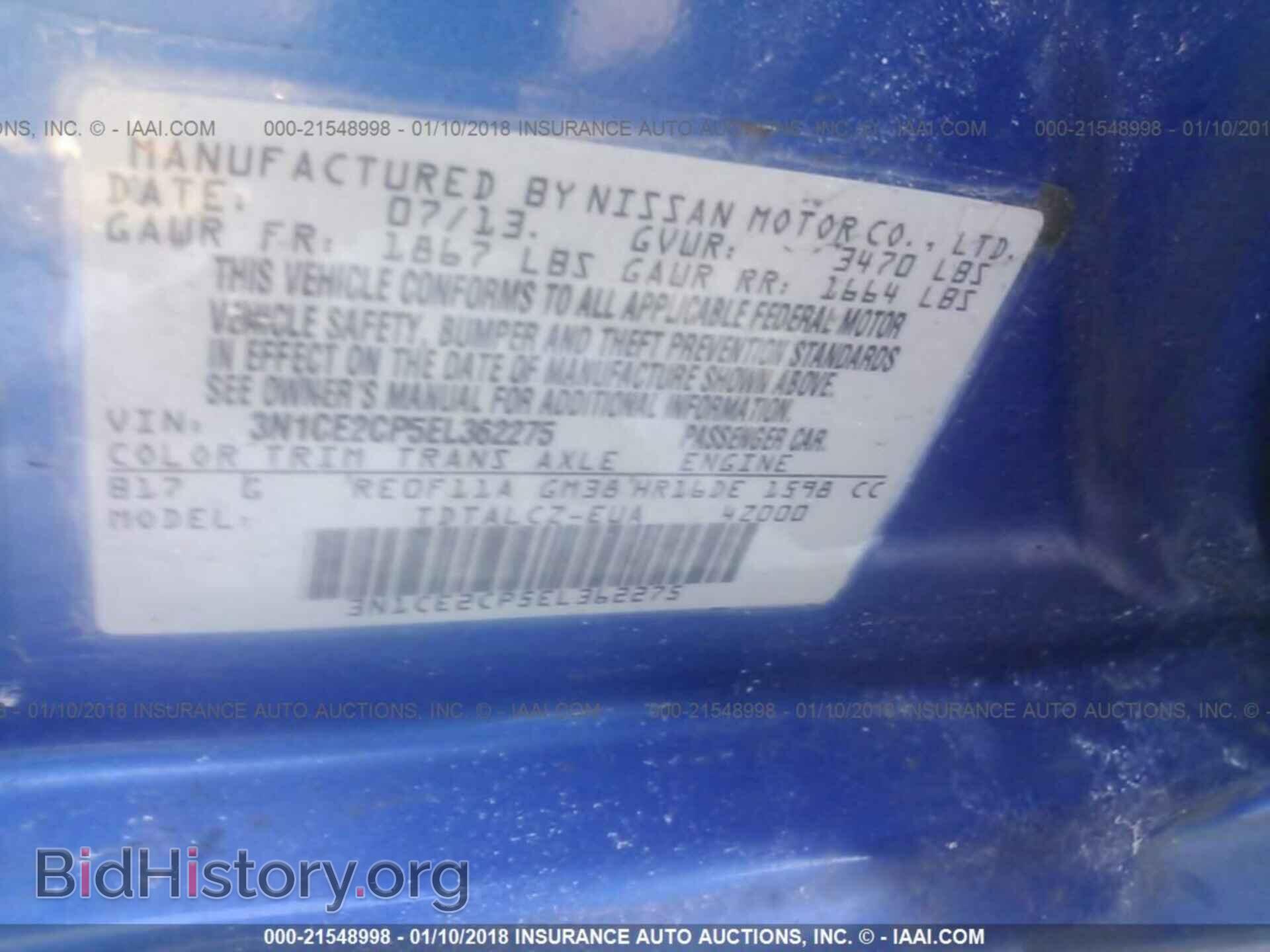 2014 Nissan Versa note - VIN: 3N1CE2CP5EL362275 - Photo 9