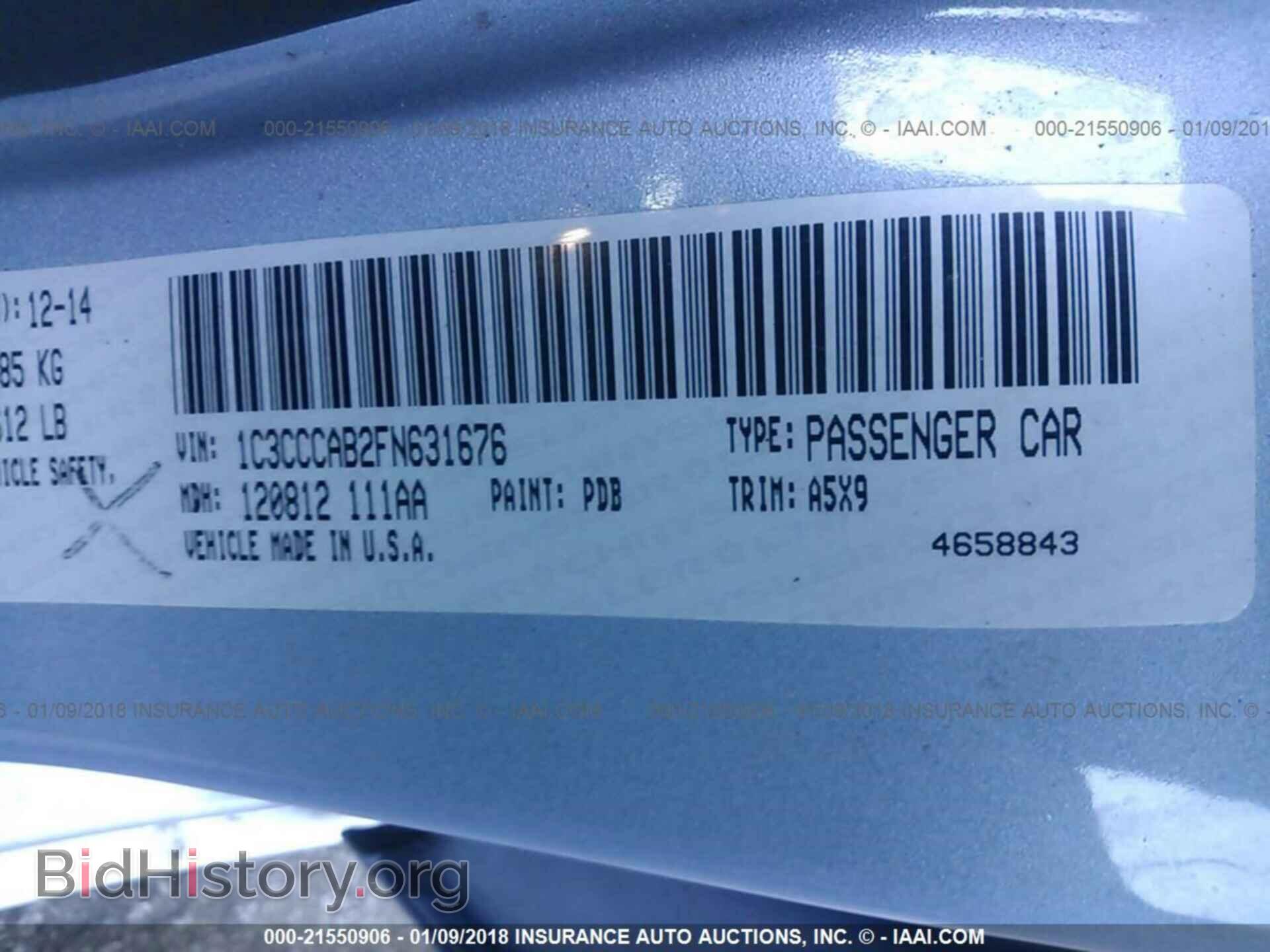 2015 Chrysler 200 - VIN: 1C3CCCAB2FN631676 - Фото 9