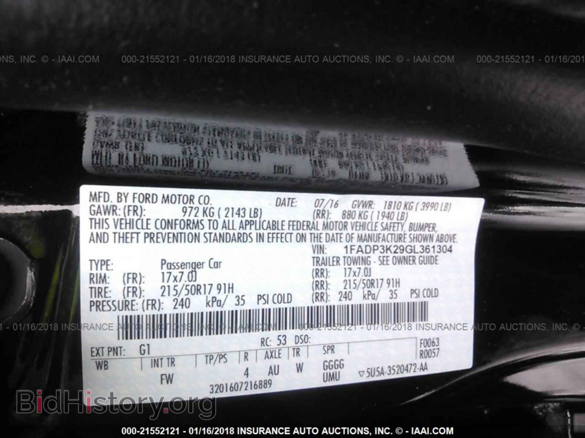 2016 Ford Focus - VIN: 1FADP3K29GL361304 - Photo 9