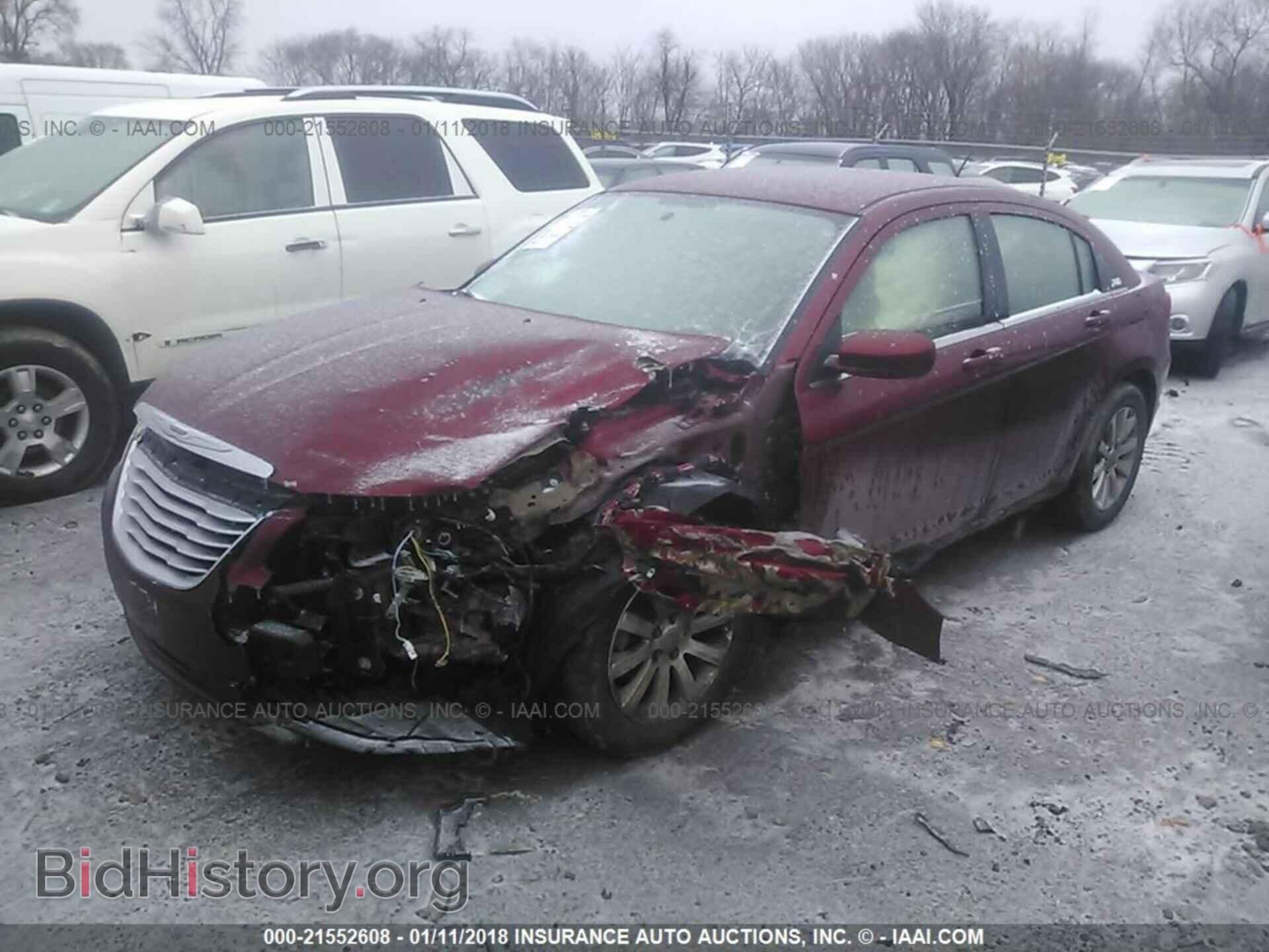 2012 Chrysler 200 - VIN: 1C3CCBBB0CN164391 - Фото 2