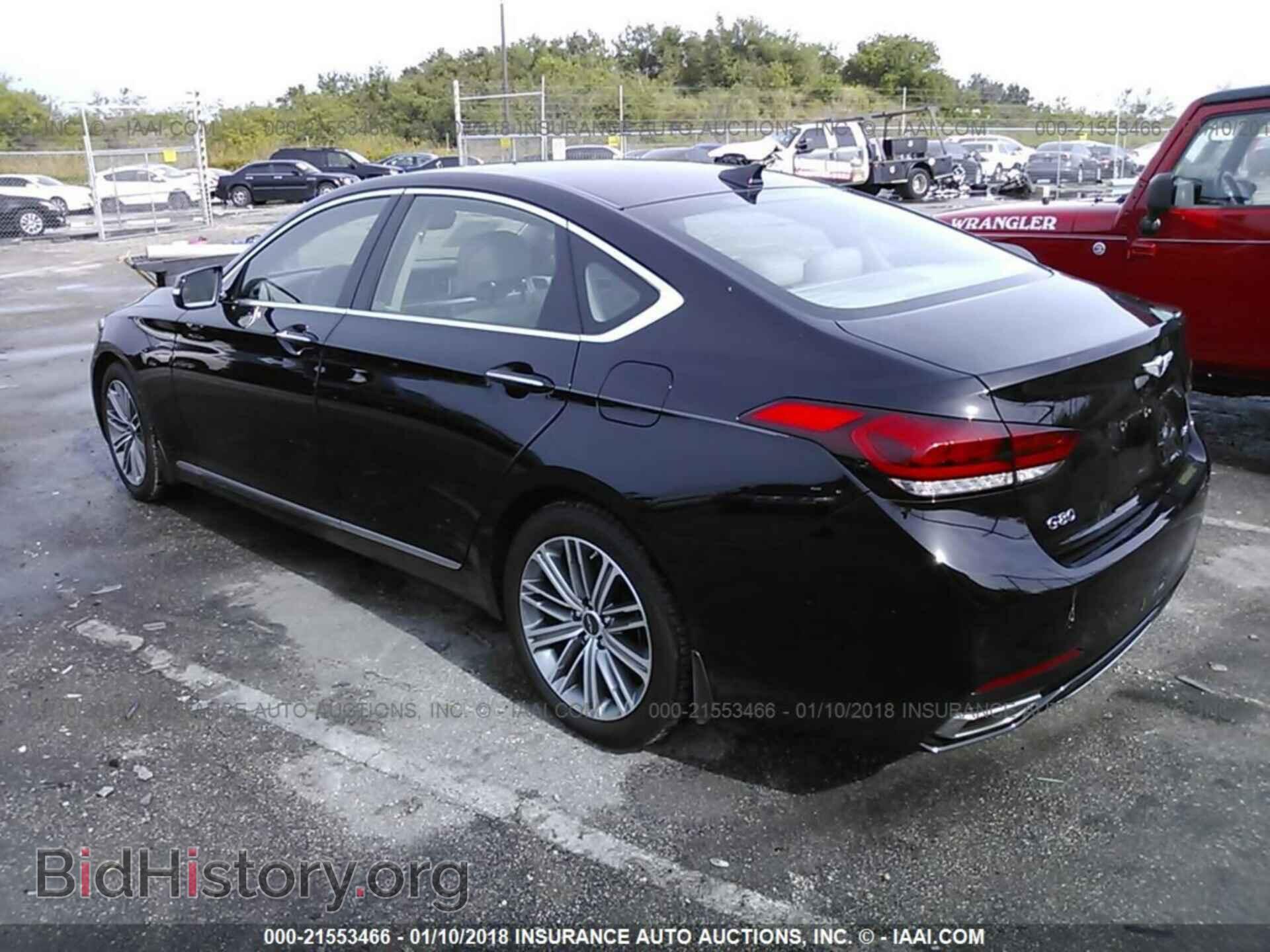 2018 Genesis G80 - VIN: KMHGN4JE0JU223792 - Фото 3