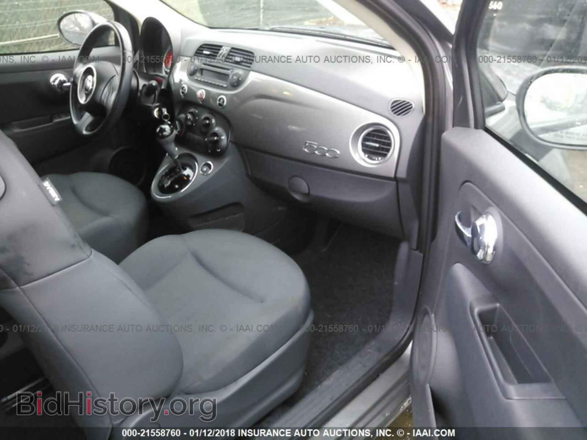 2012 Fiat 500 - VIN: 3C3CFFAR6CT287805 - Photo 5