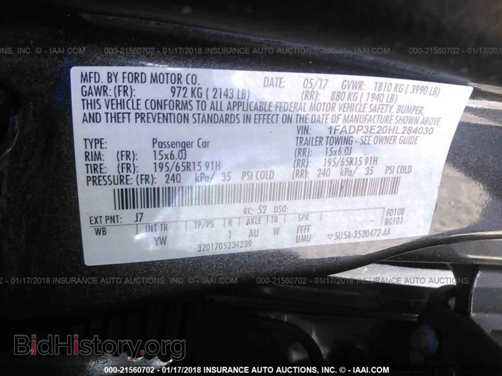 2017 Ford Focus - VIN: 1FADP3E20HL284030 - Photo 9