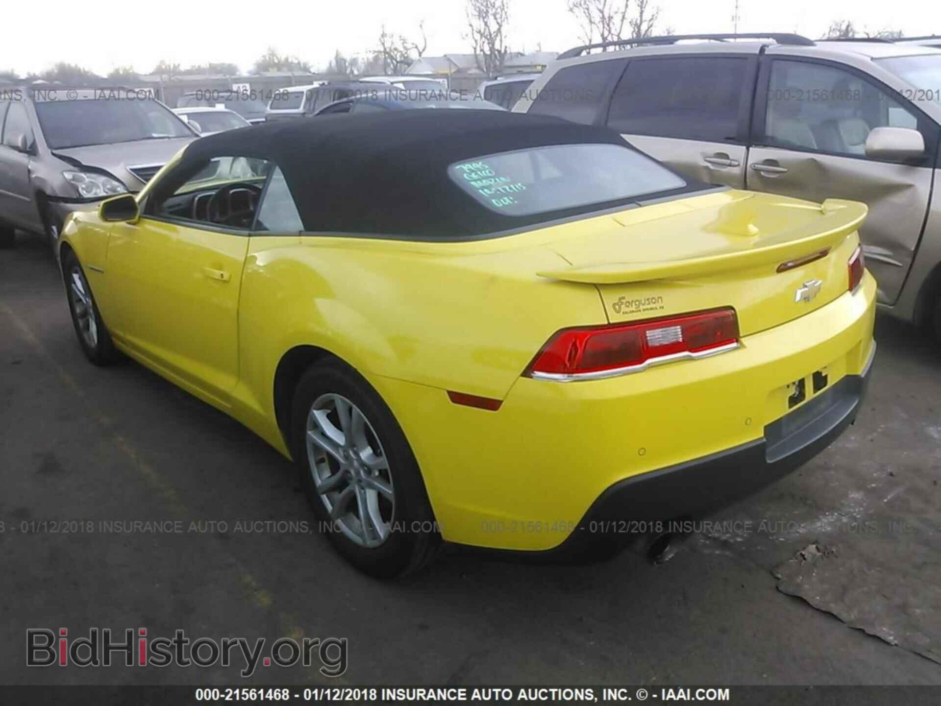 2015 Chevrolet Camaro - VIN: 2G1FD3D33F9269282 - Фото 3