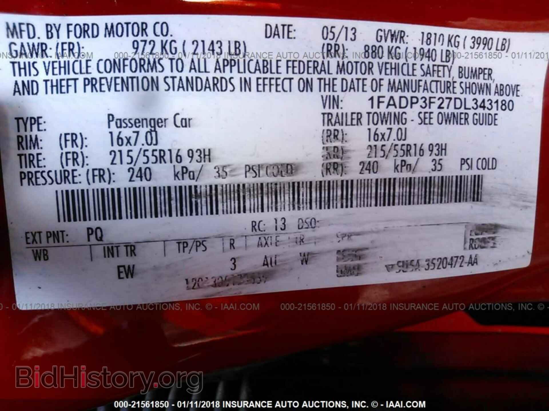 2013 Ford Focus - VIN: 1FADP3F27DL343180 - Photo 9