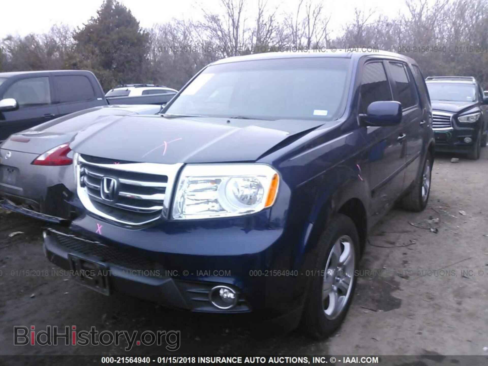 2013 Honda Pilot - VIN: 5FNYF3H44DB018583 - Фото 2