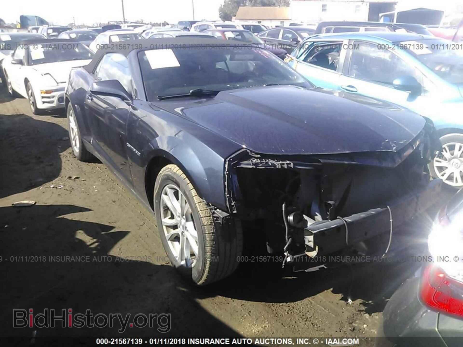 Фотография 2G1FB3D35E9302593 - Chevrolet Camaro 2014