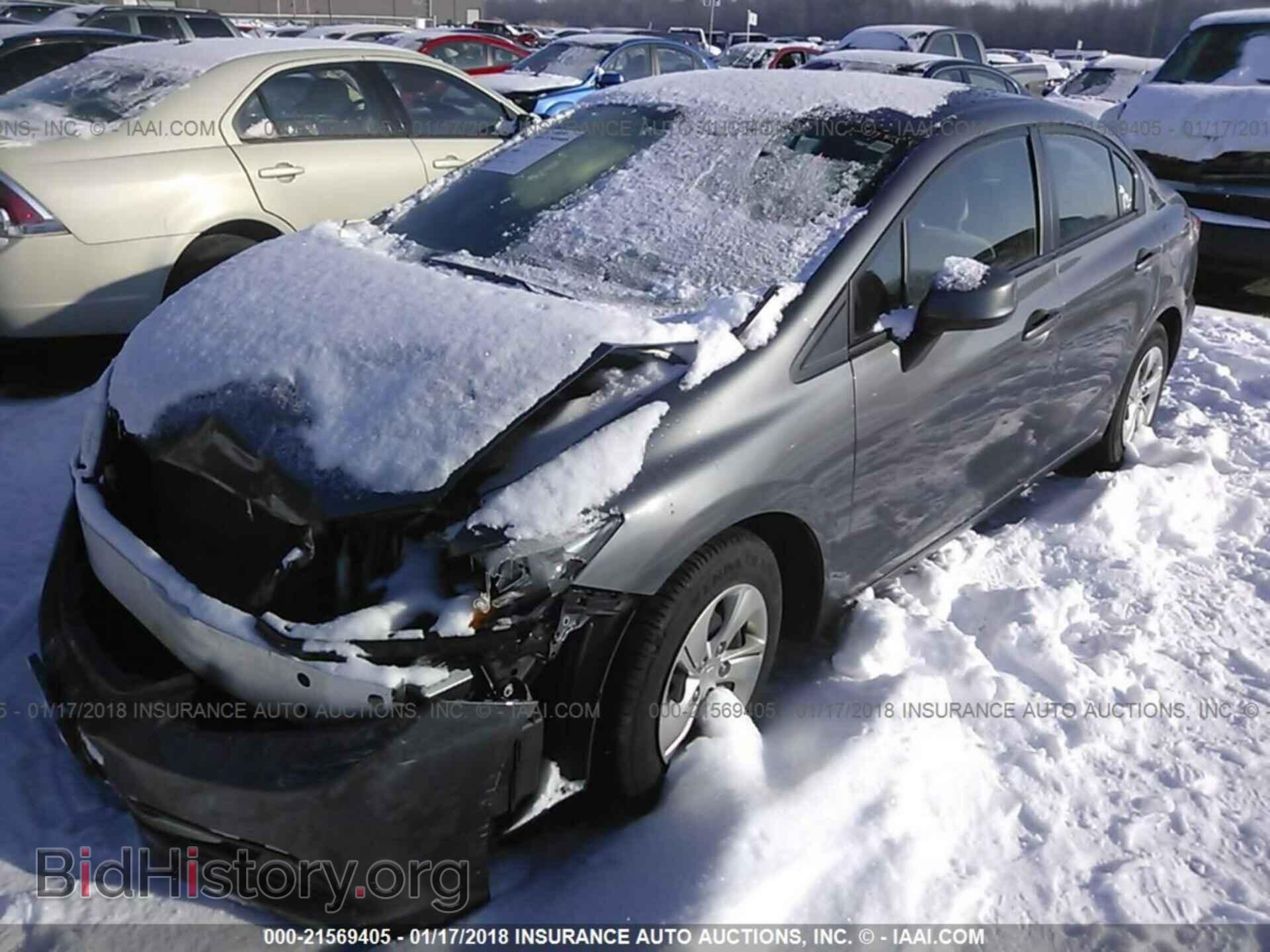 2013 Honda Civic - VIN: 19XFB2F52DE035302 - Фото 2