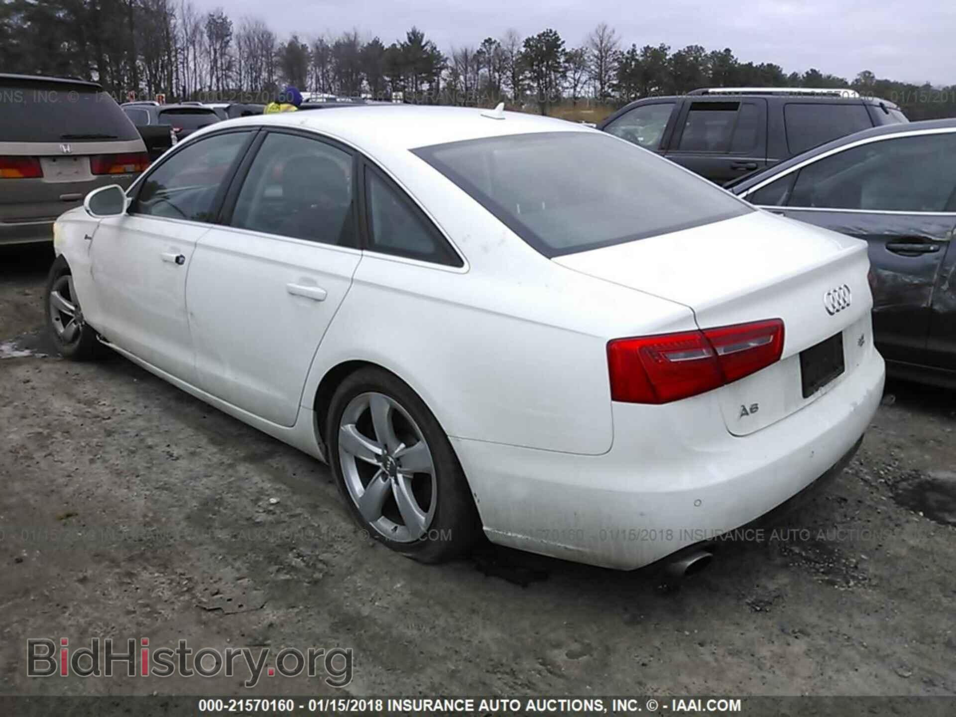 2012 Audi A6 - VIN: WAUGGAFCXCN126811 - Фото 3