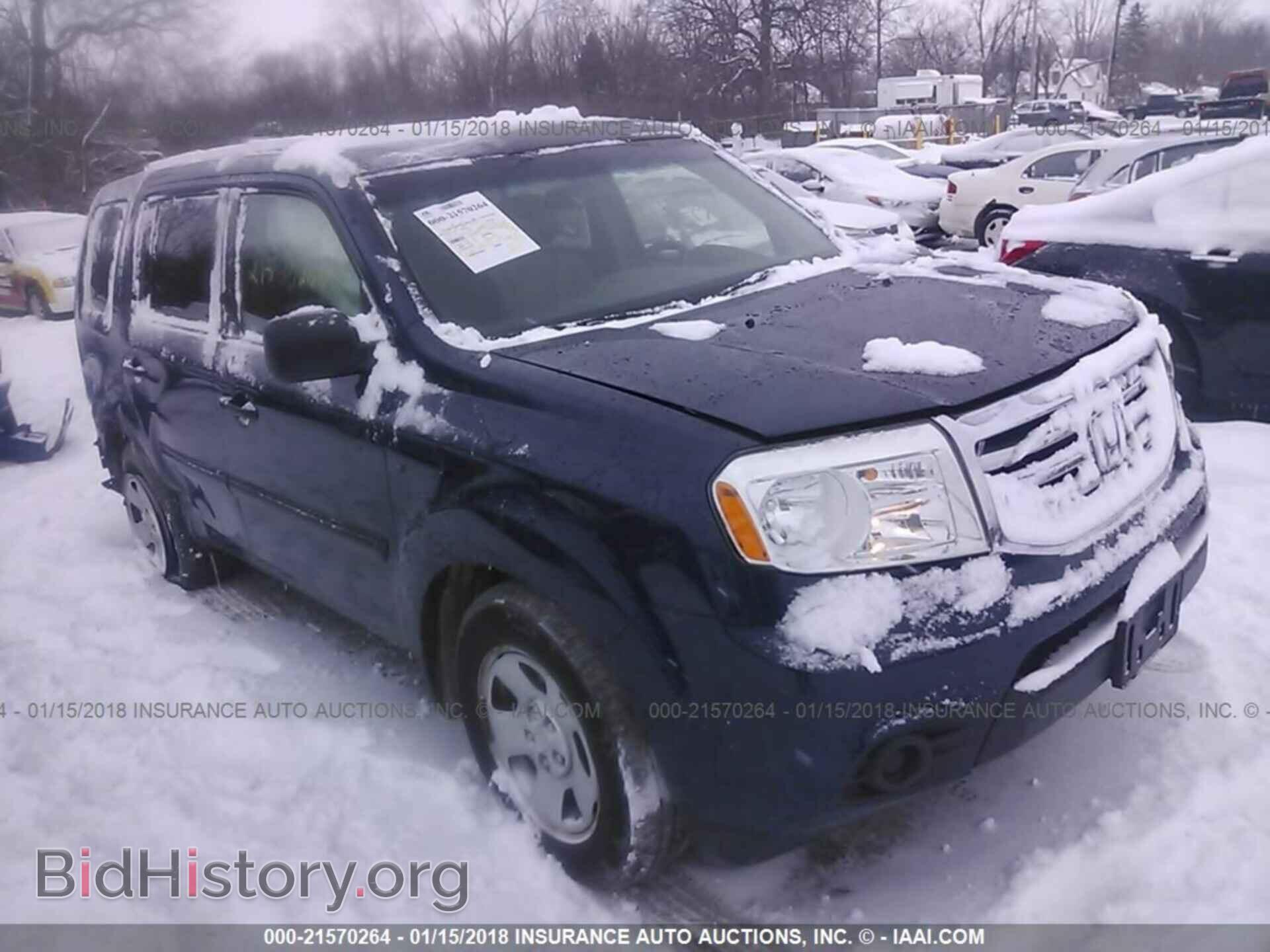 Фотография 5FNYF4H2XCB019028 - Honda Pilot 2012