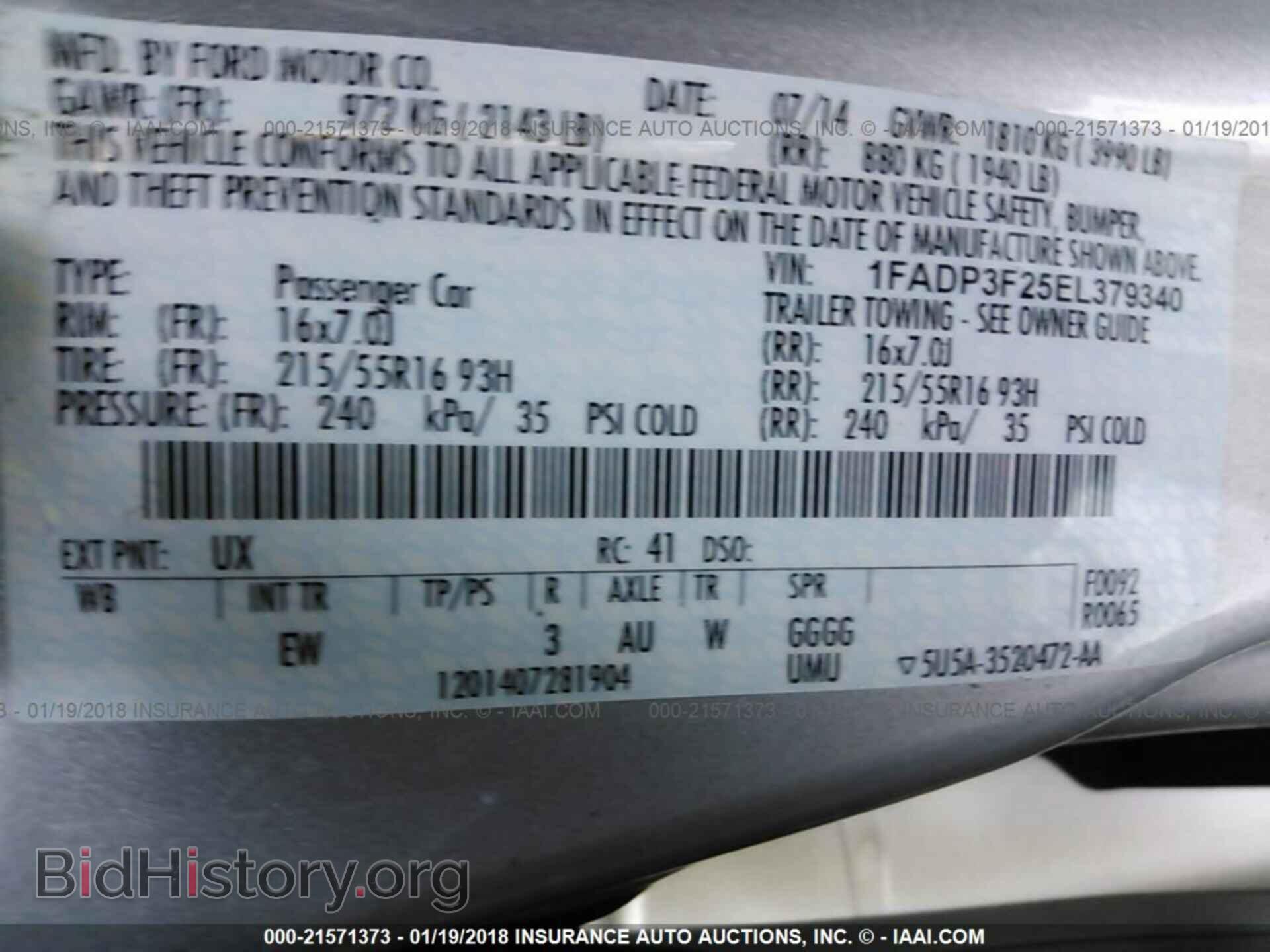 2014 Ford Focus - VIN: 1FADP3F25EL379340 - Photo 9