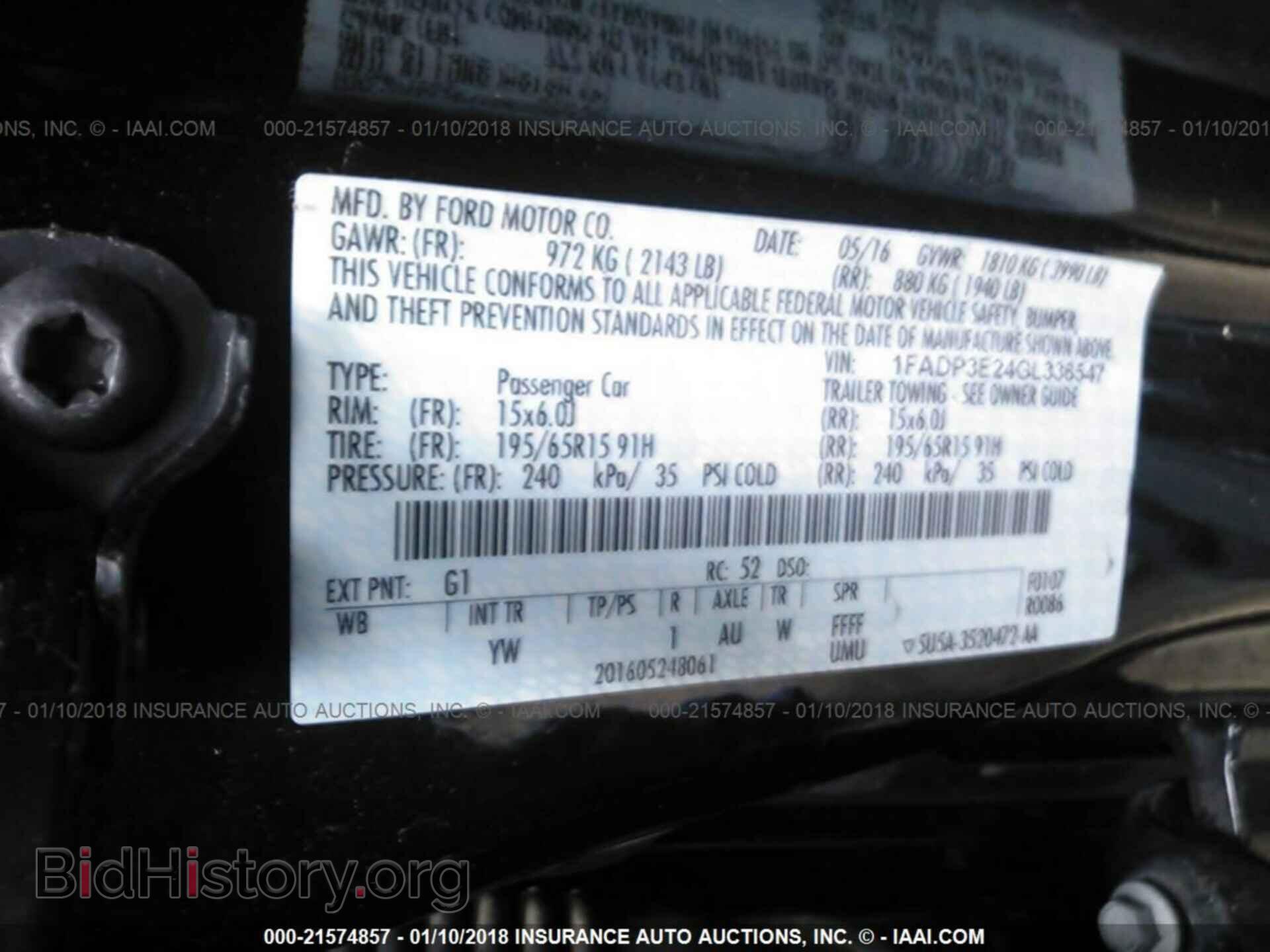 2016 Ford Focus - VIN: 1FADP3E24GL336547 - Photo 9