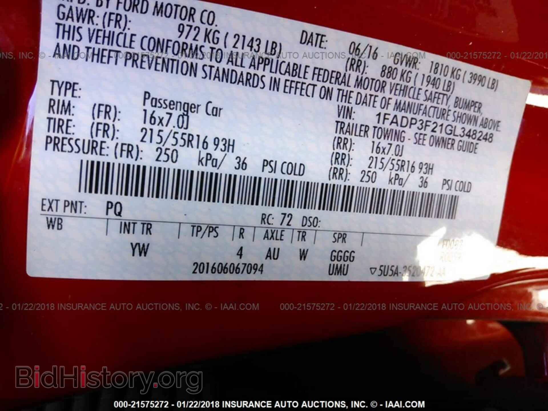 2016 Ford Focus - VIN: 1FADP3F21GL348248 - Photo 9