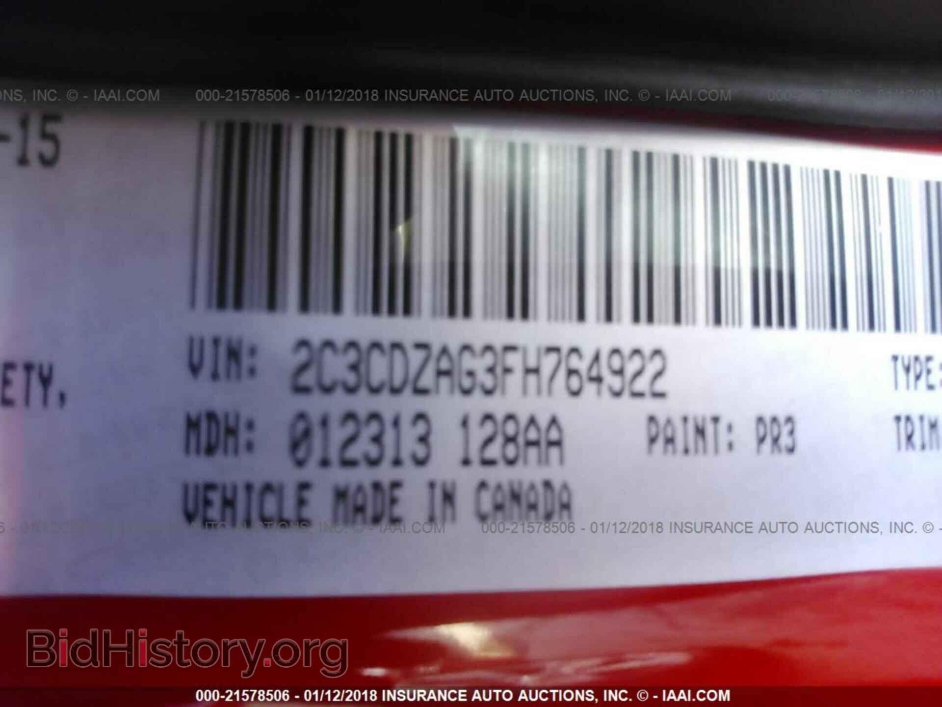 2015 Dodge Challenger - VIN: 2C3CDZAG3FH764922 - Photo 9